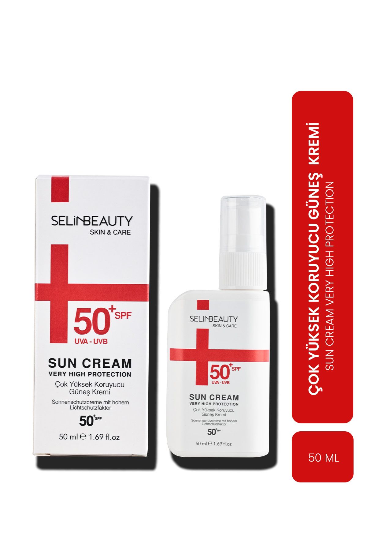 Selin Beauty Skin&Care Güneş Kremi 50+
