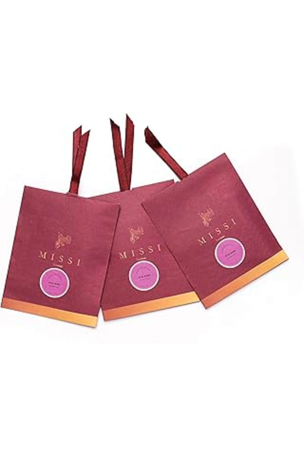 ASİTAN Missi 3 Adet New Baby Kokulu Zarf Seti (BORDO)