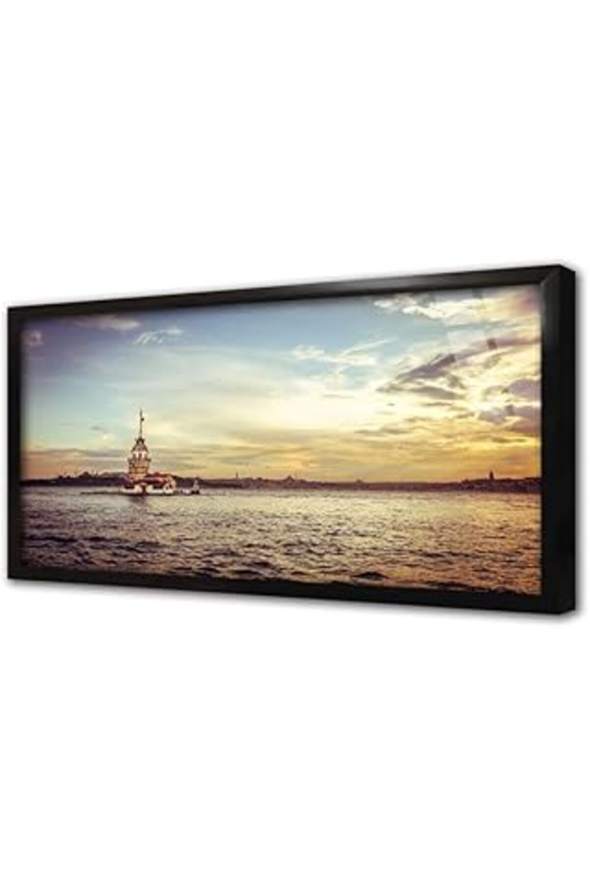 Pazarcan İstanbul Kız Kulesi Çerçeveli Cam Tablo 20X30 Cm Ca16379