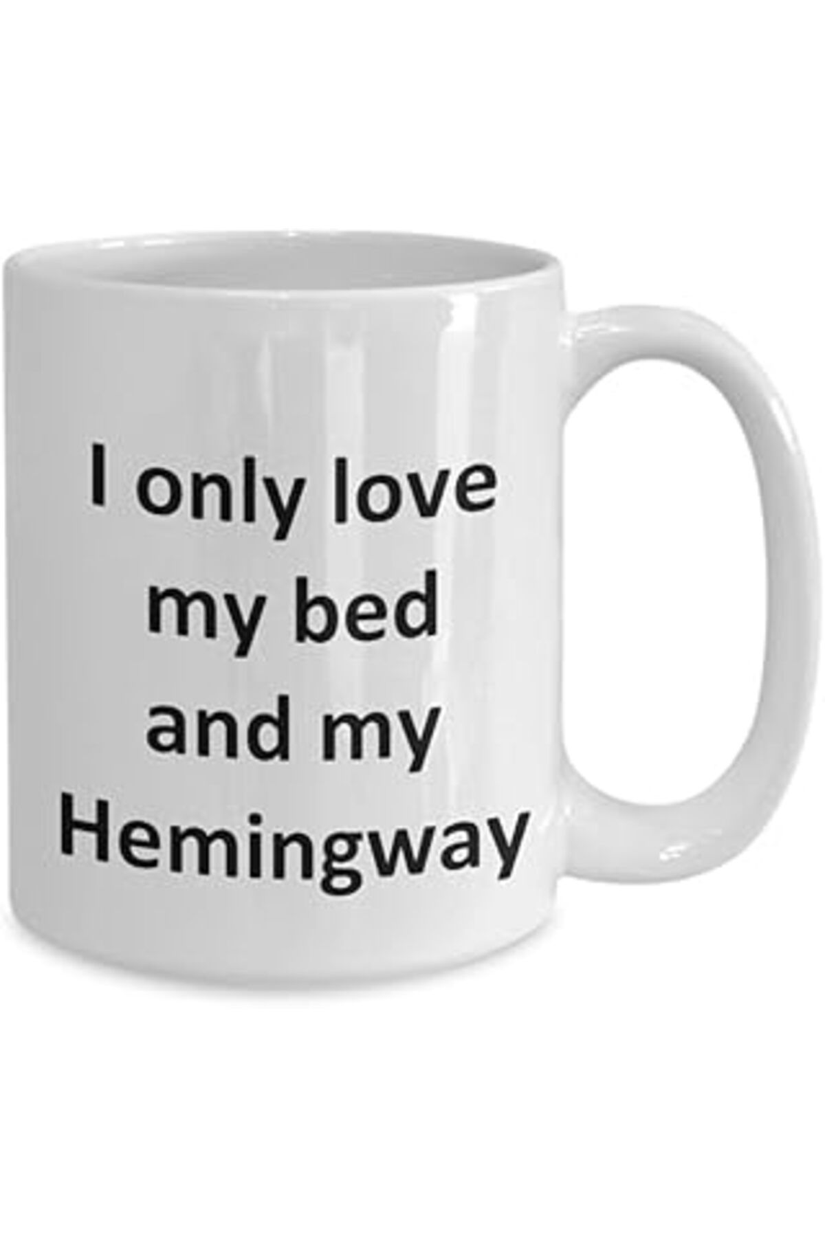 ASİTAN Print Dore Esprili Hemingway Kupa - Kupa Bardak Hemingway Kedi Kahve Fincanı - İNgilizce Kahve Kup