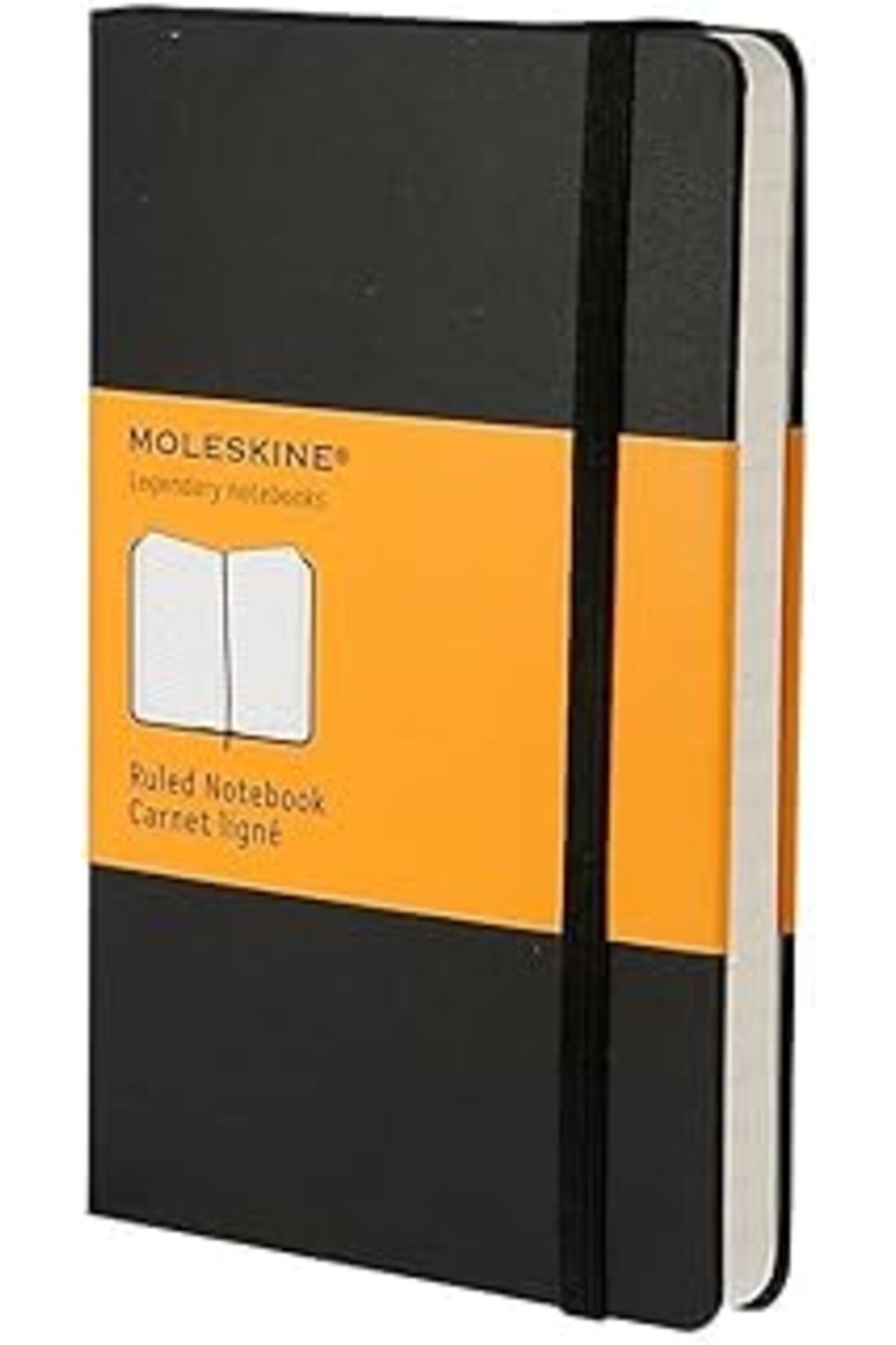 Pazarcan Moleskine Klasik Siyah Sert Kapak Defter - Cep Boy - Çizgili