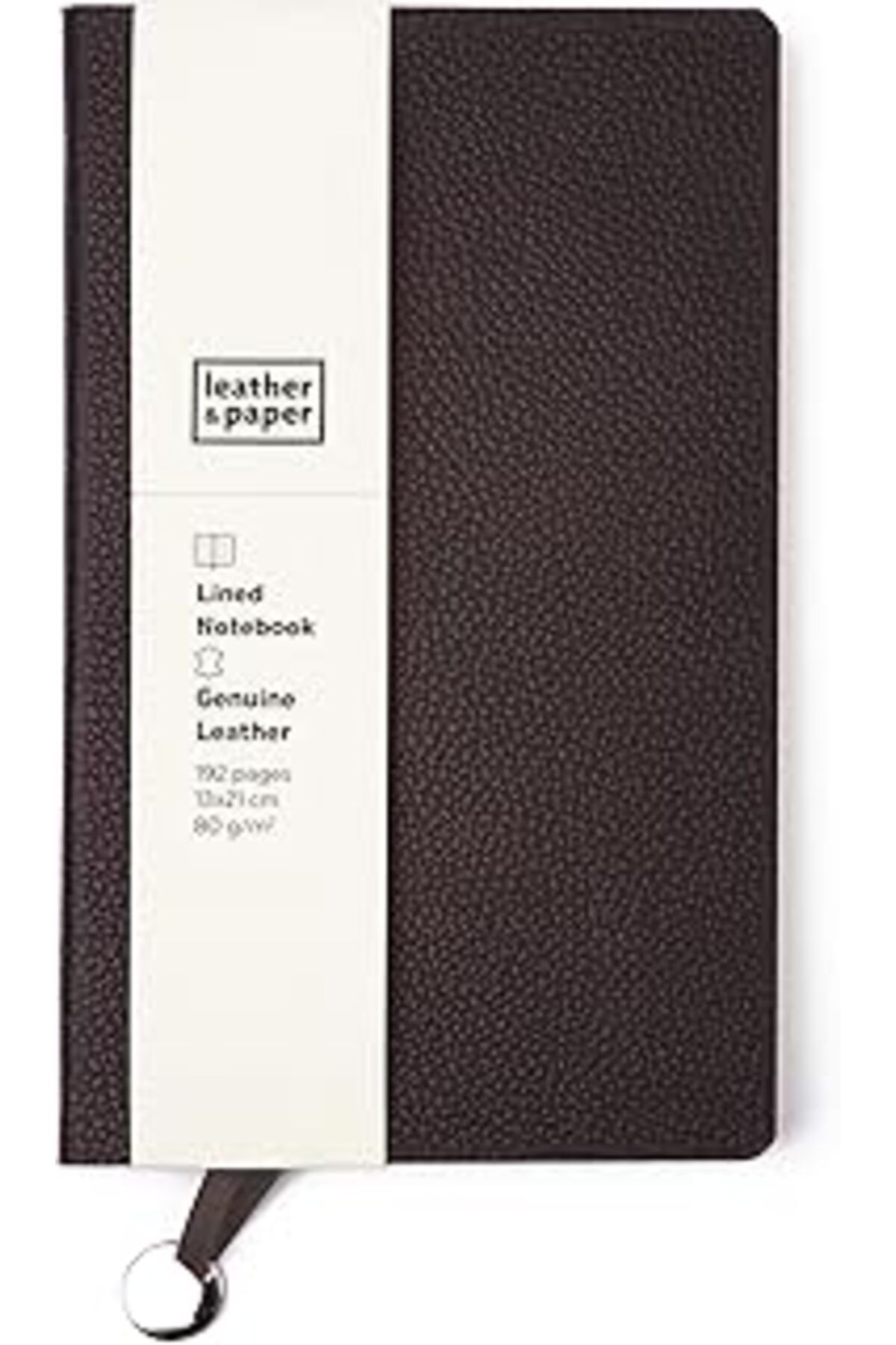 Pazarcan Leather & Paper Lp1136 Defter, Kahverengi, Çizgili