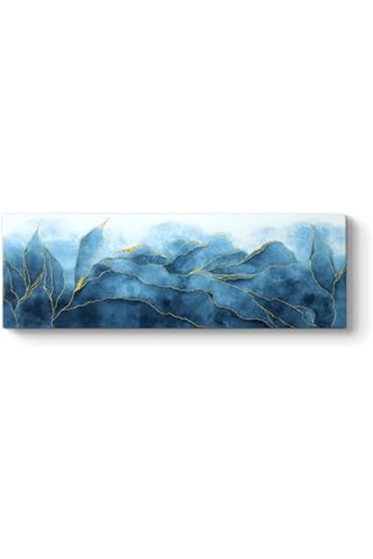 Mu Art Ahşap Tabloshop Azur Yapraklar Kanvas Tablo 180 X 60
