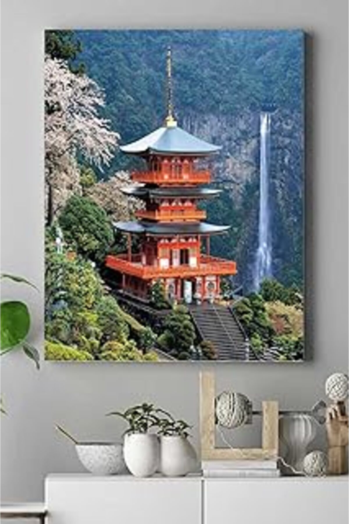 Mu Art Ahşap Postermanya (Pster16350) Japonya Manzara Kanvas Tablo 3 40 X 60