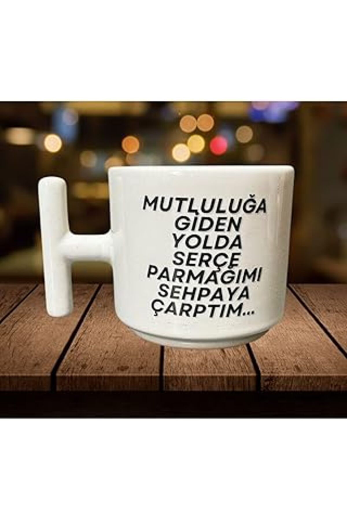 Pazarcan Lemur Seramik Bardak T Sap Yazili