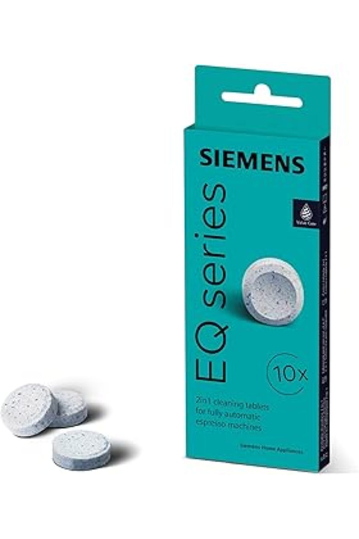 Mu Art Ahşap Siemens Tz80001A Temizleme Tabletleri, 10 Adet, Kahve Yağı Kalıntılarını Ideal Şekilde Giderir, Ori