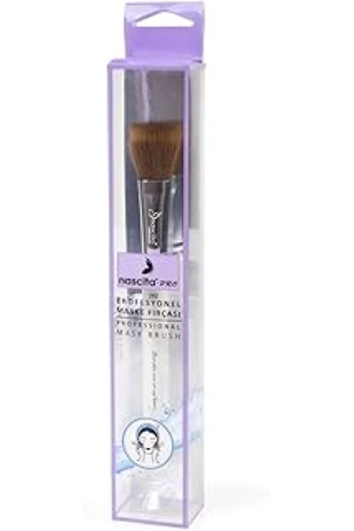 Mu Art Ahşap Mask Brush Stipling Maske Fırçası
