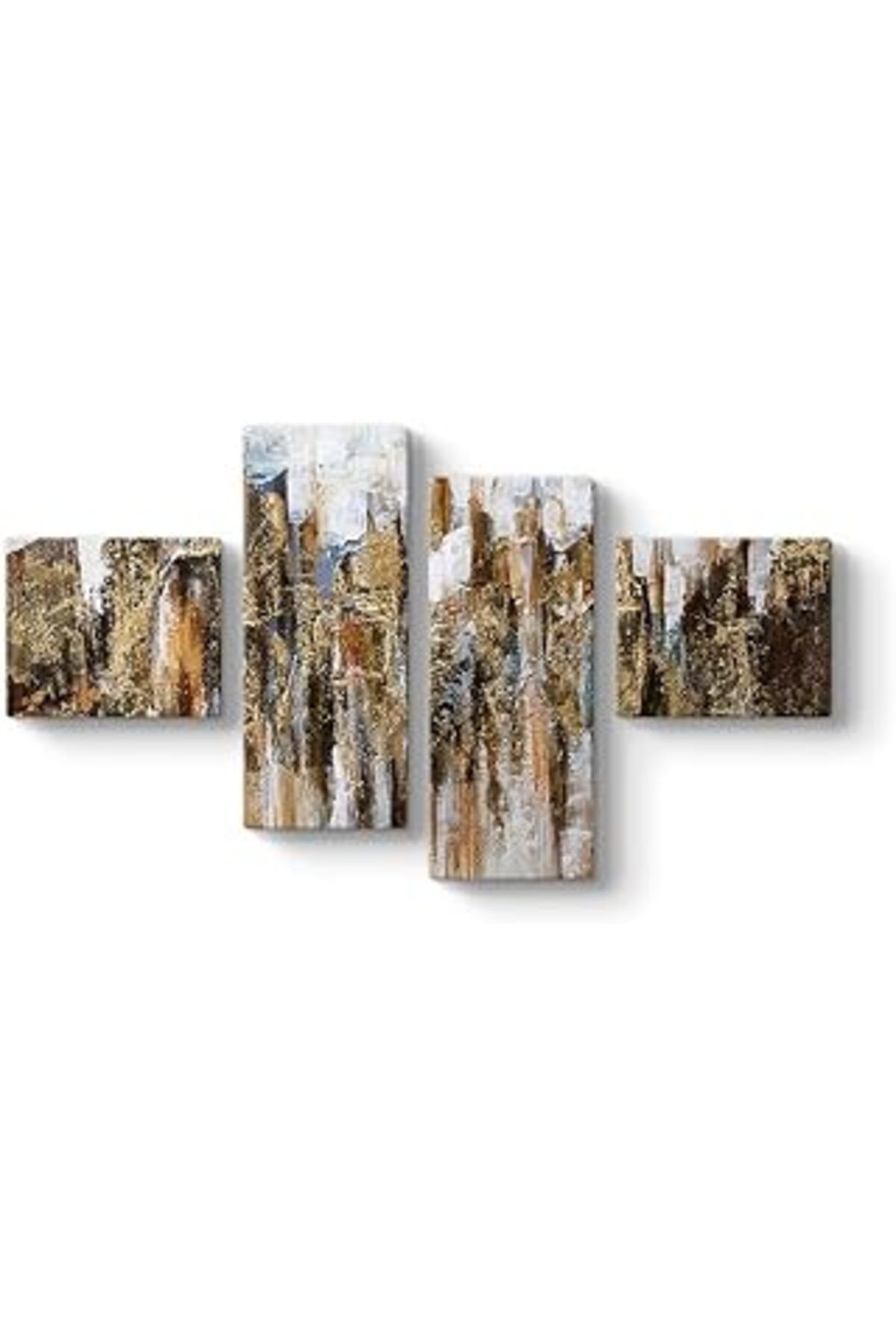 Pazarcan Tabloshop Altın Şehir Kanvas Tablo 115 X 63-4 Parçalı