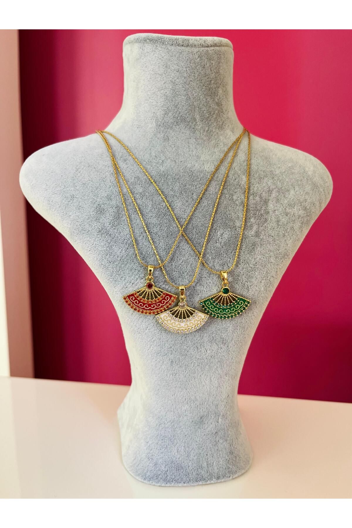 Asteria Jewelry Yelpaze Kolye