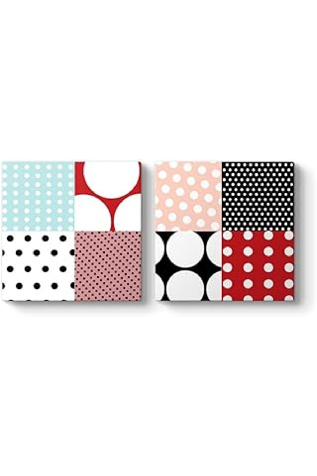 Pazarcan Tabloshop Puanlı Kolaj Tablo 63 X 30-2 Parçalı