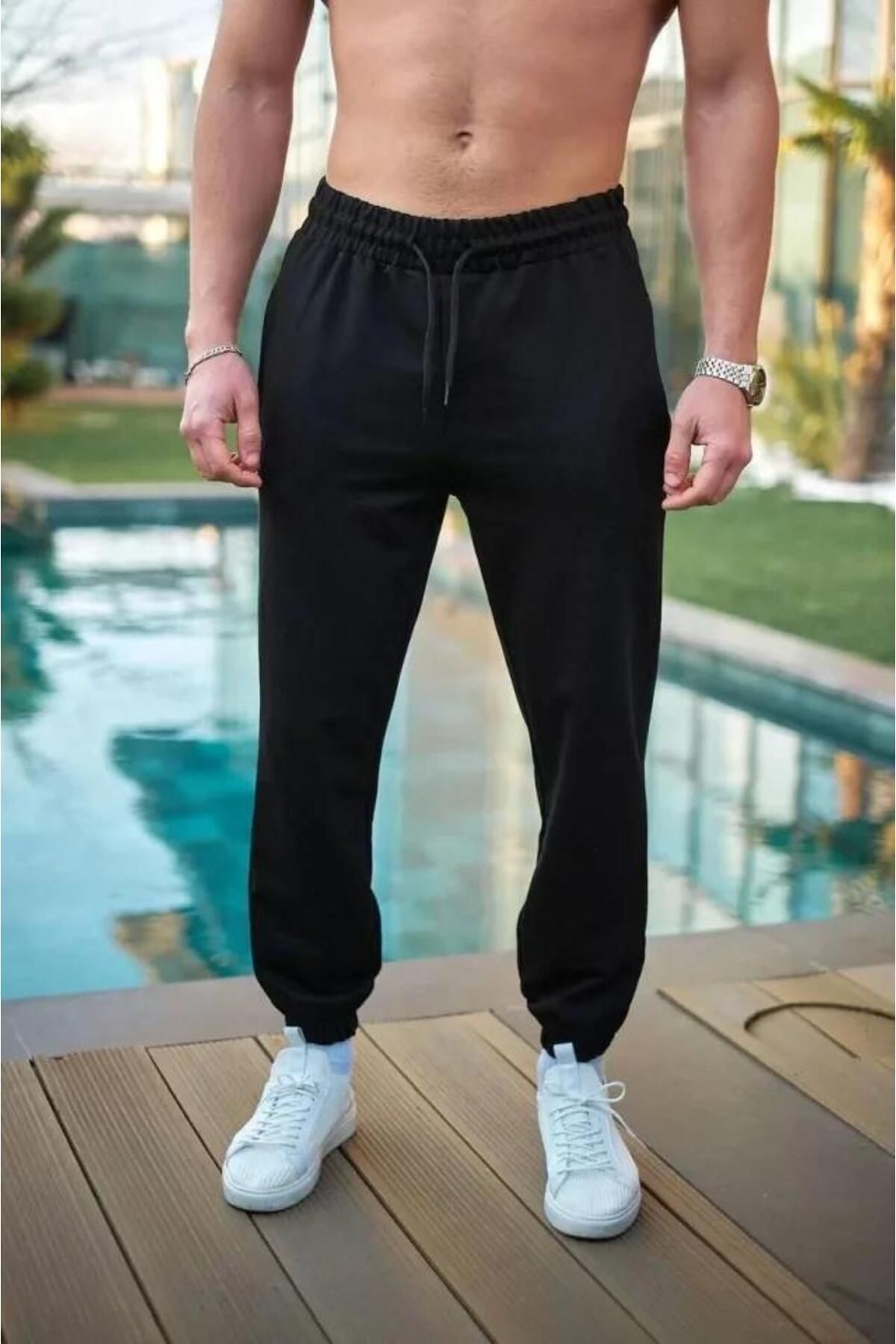 modamtn Unisex Basic Eşofman Altı - Siyah