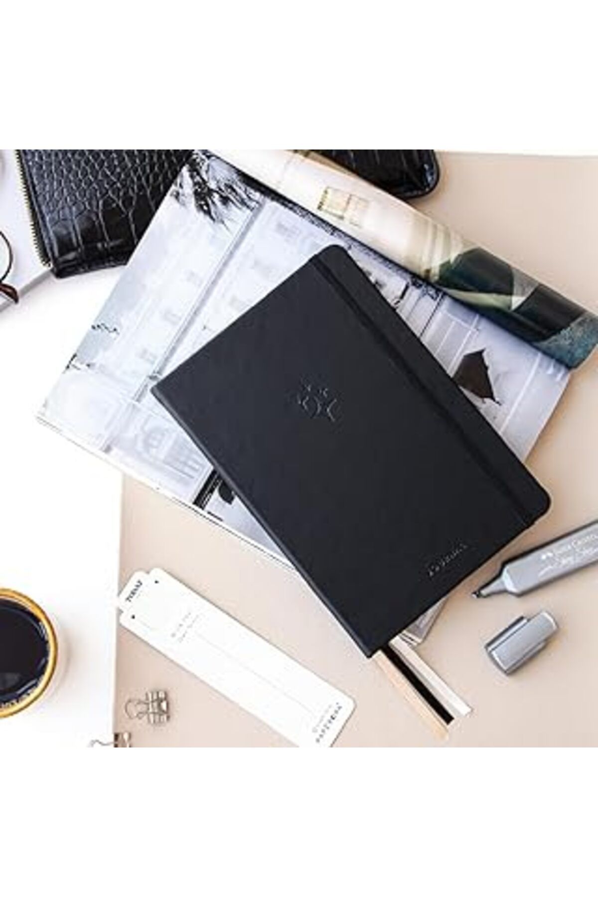 ASİTAN A5 Bullet Journal Noktalı Defter 140 Gr. 80 Yaprak Deep Charcoal