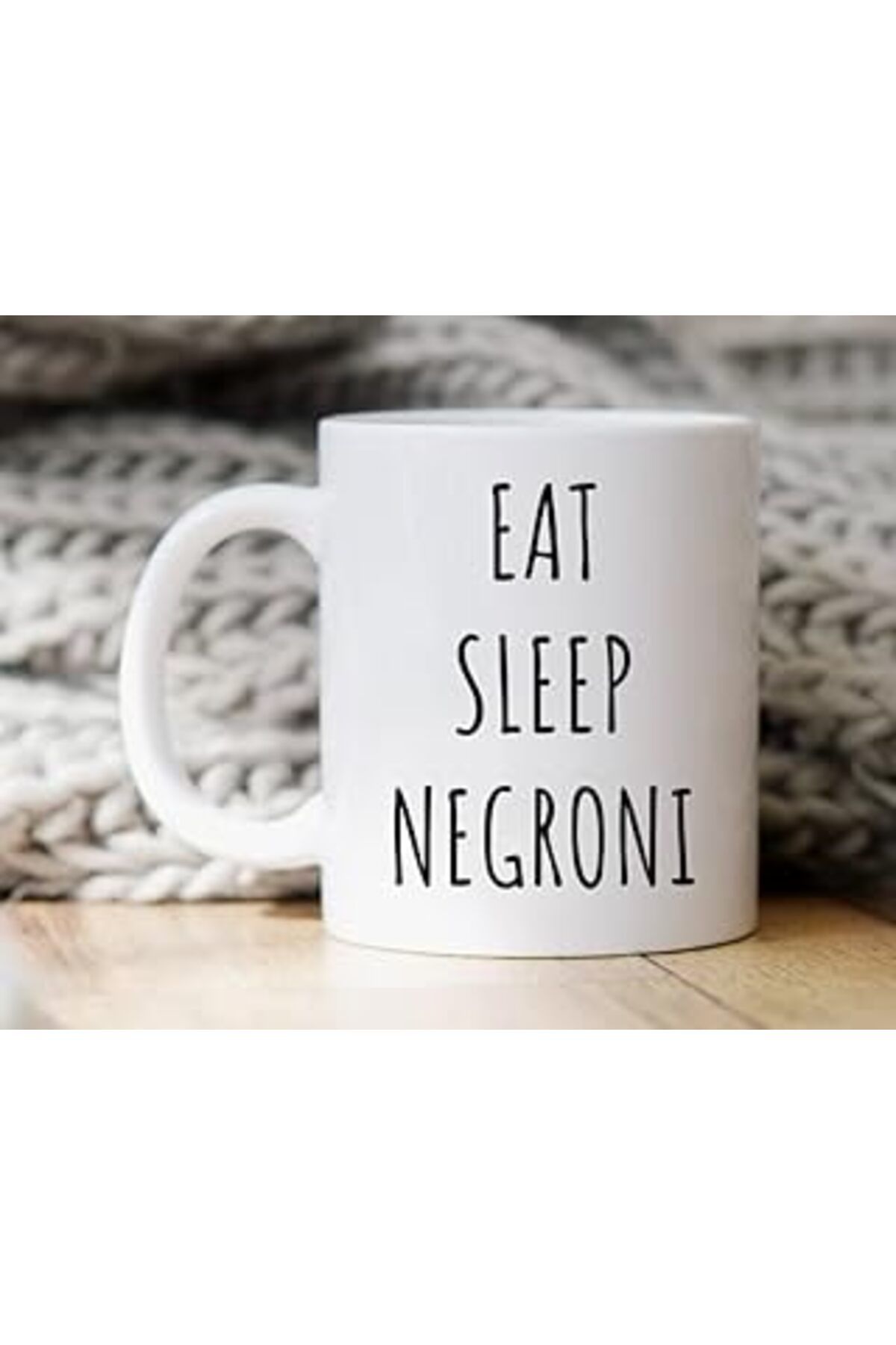 ASİTAN Print Dore Komik Alkol Kupa Uyku Negroni Yiyin Kahve Fincanı, İngilizce Kupa Bardağına Hediye