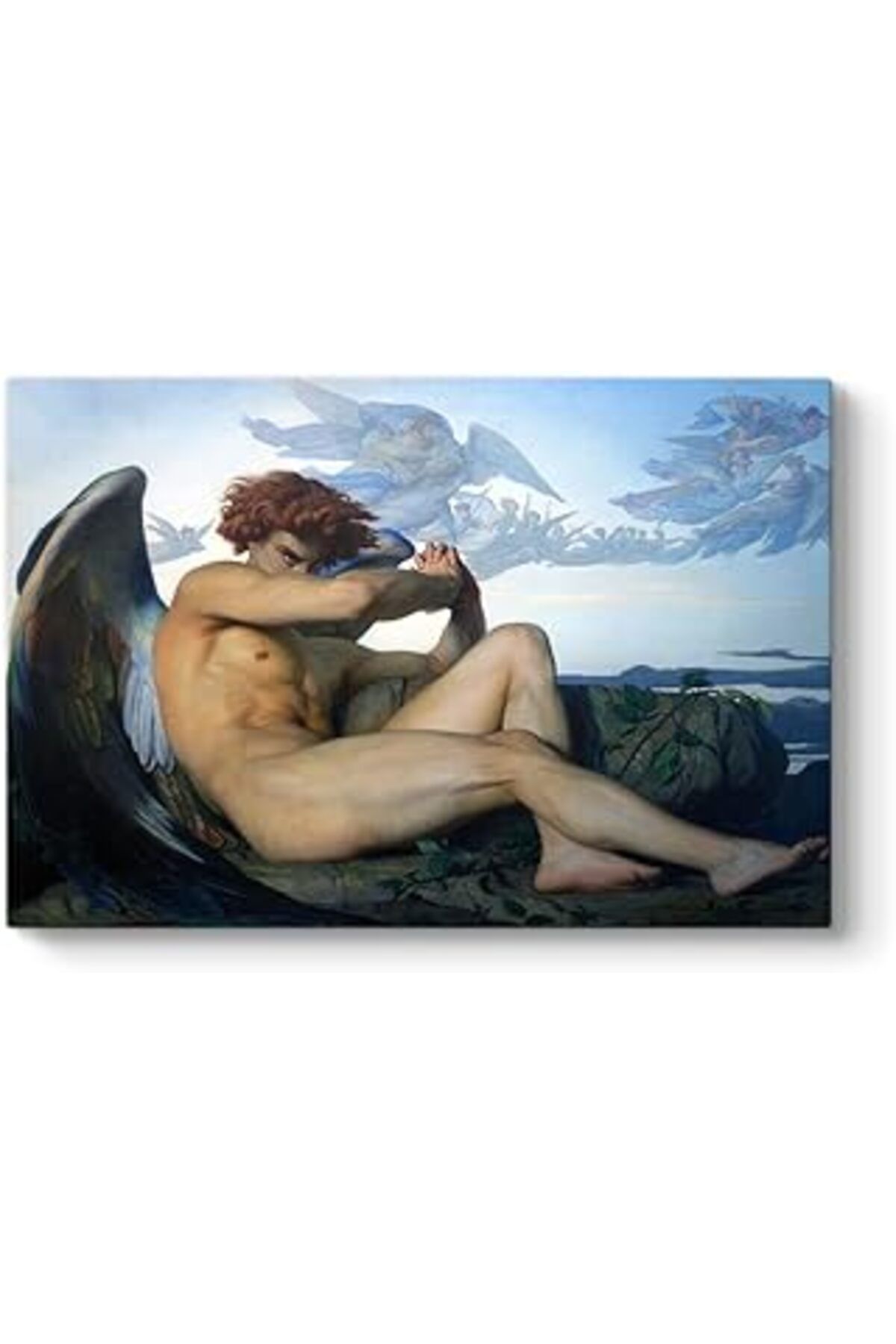Mu Art Ahşap Tabloshop Alexandre Cabanel - Fallen Angel Kanvas Tablo 100 X 70