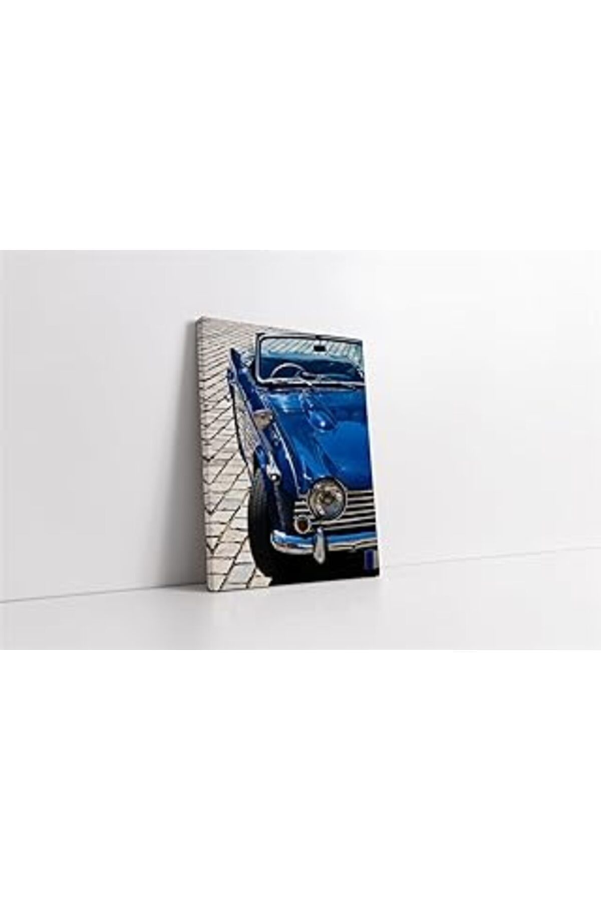 Mu Art Ahşap Tablosan Üstü Açık Klasik Araba Kanvas Tablo 30X40 Cm Ka01251