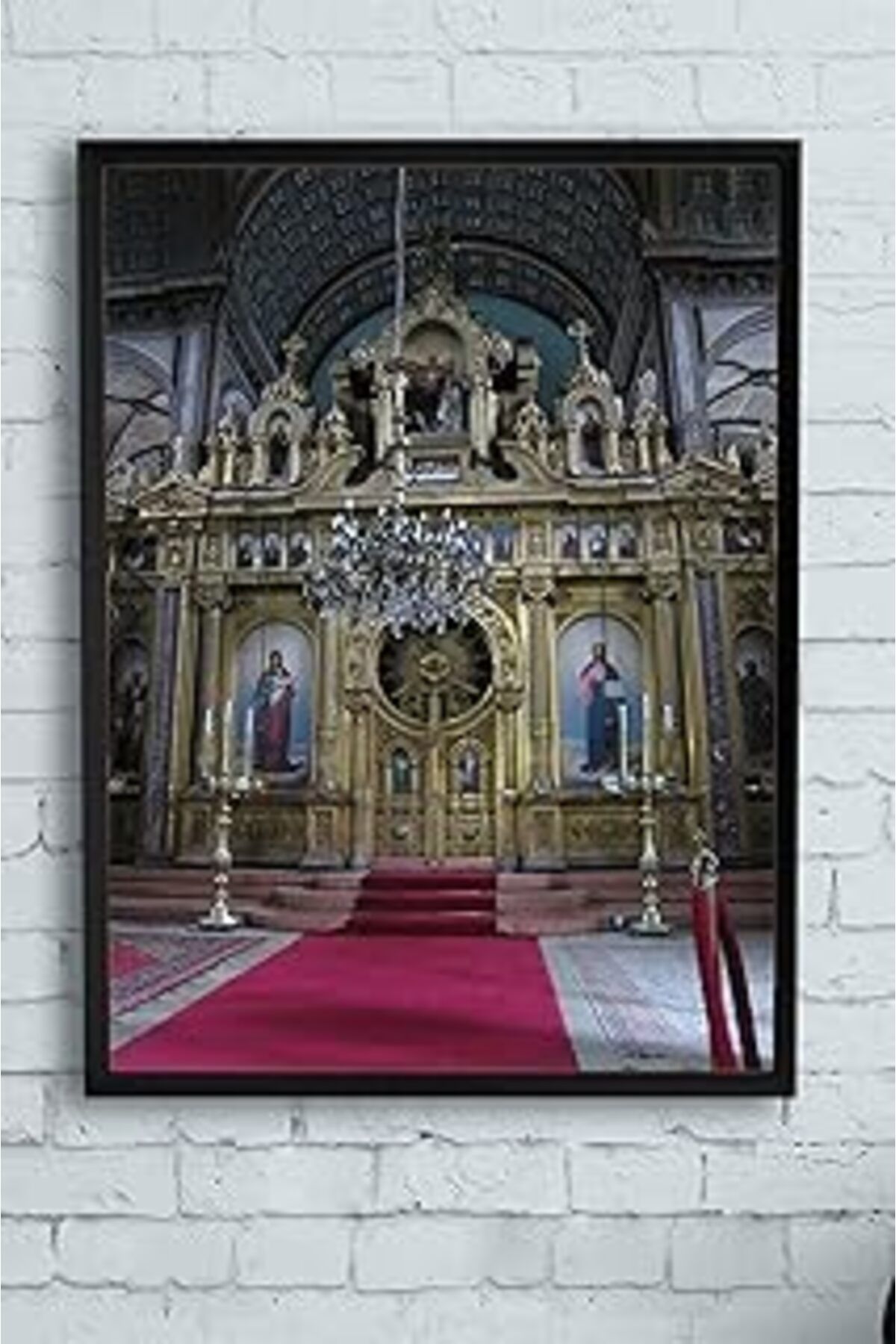 Pazarcan Postermanya (Pster11693) Kilise Kutsal Mekan Çerçeveli Tablo 4 (50X70Cm)