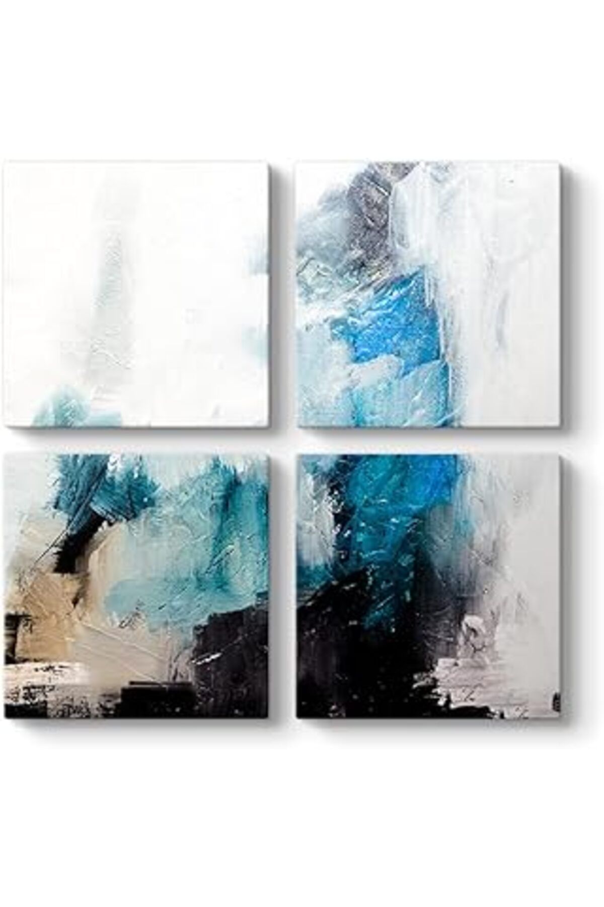 Mu Art Ahşap Tabloshop Azur Kanvas Tablo 103 X 103-4 Parçalı