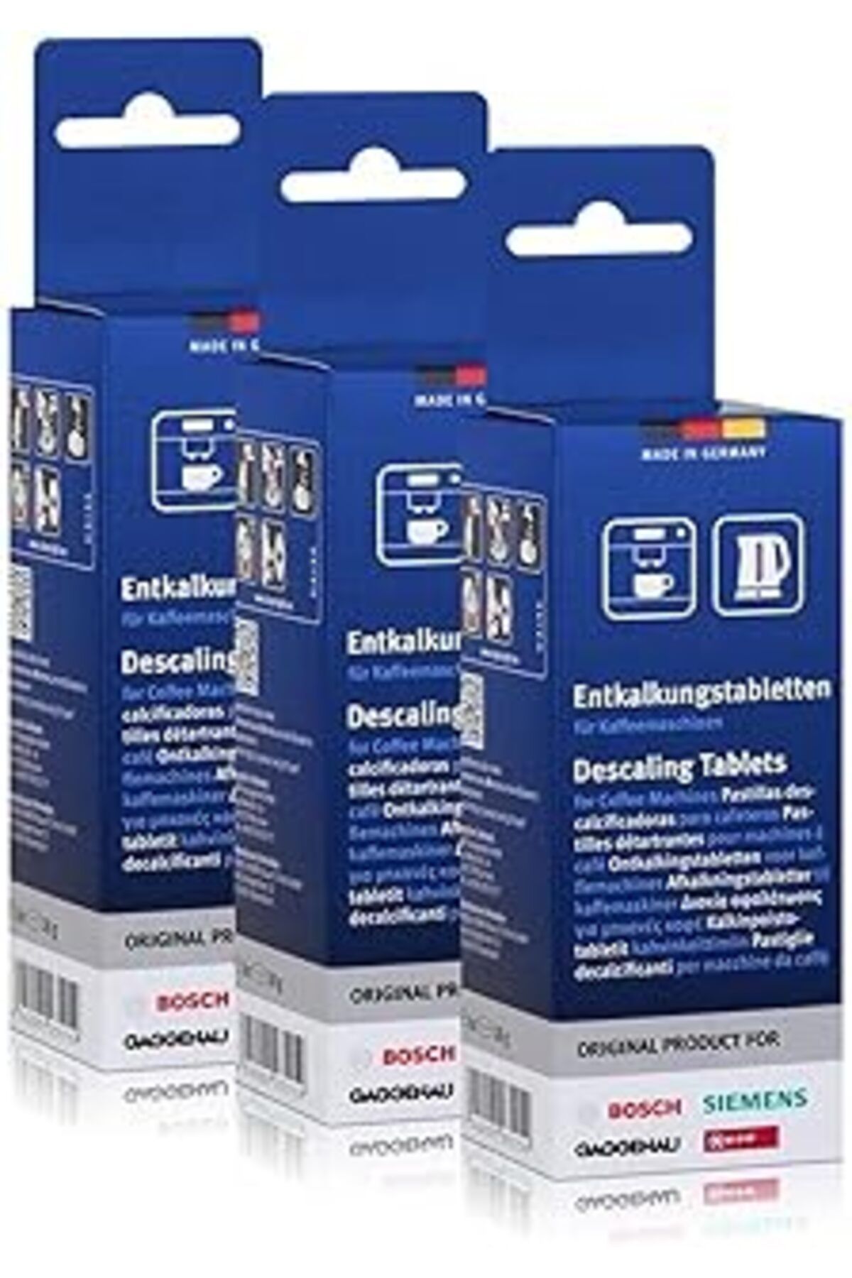 Mu Art Ahşap Bosch 3 X 6 Orijinal Siemens Entkalkungstabletten Kireç Çözücü Tassimo Bsh 310967
