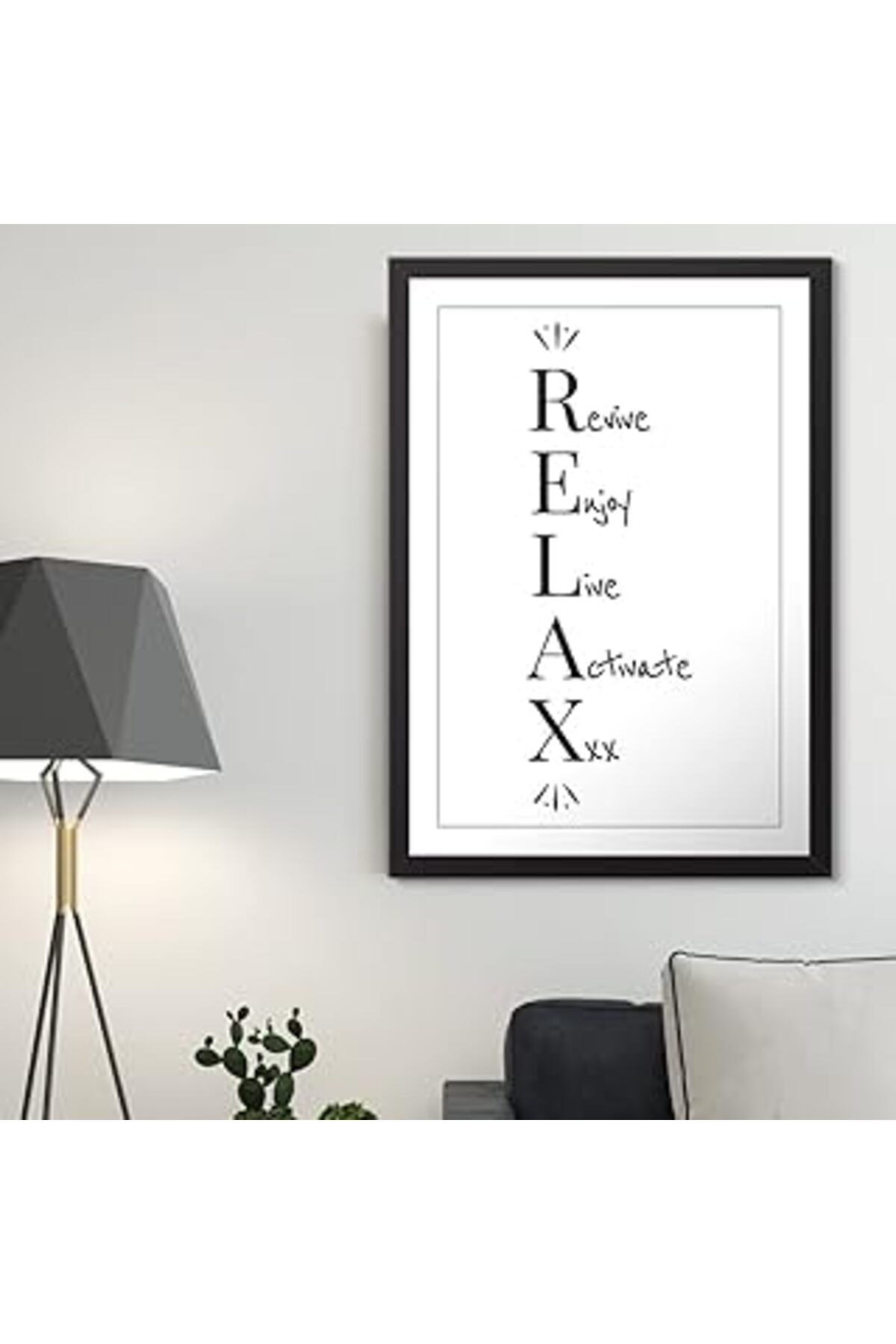 Pazarcan Tabloshop Siyah Çerçeveli Poster Tablo 60 X 90
