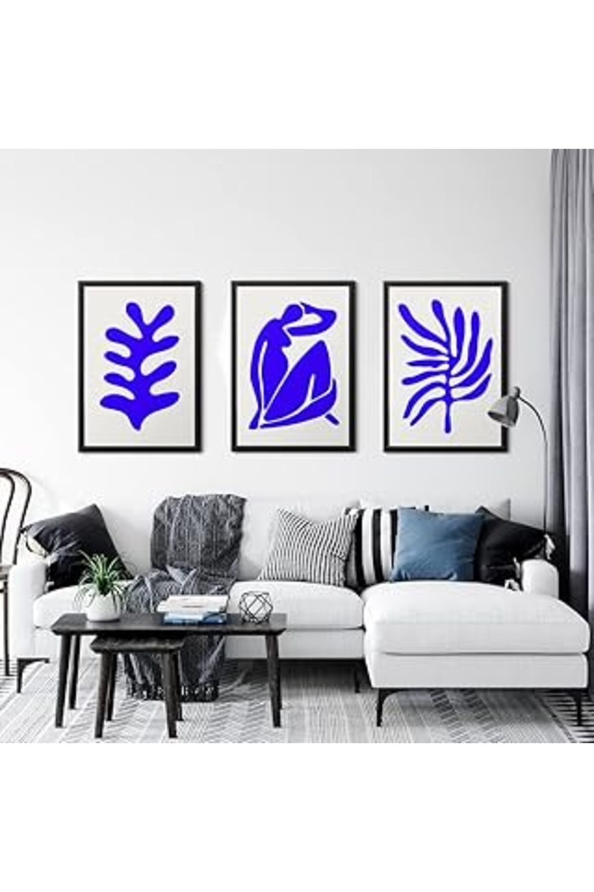 NETWORK ART Tabloshop Matisse 3 Parçalı Çerçeveli Tablo 35 X 45Cm (3 Adet)