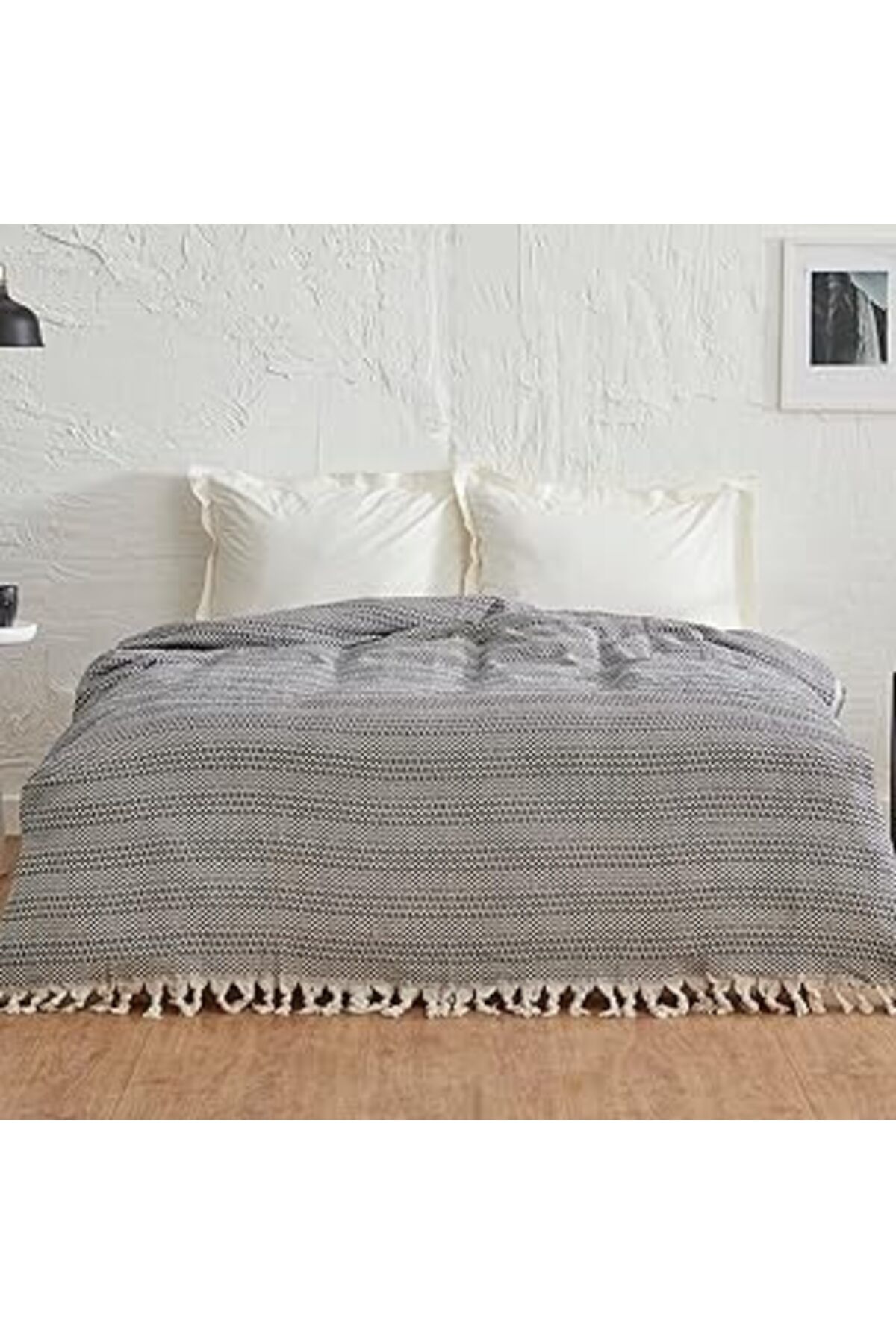 Qedii Karaca Home Levi Lacivert Çift Kişilik Pike