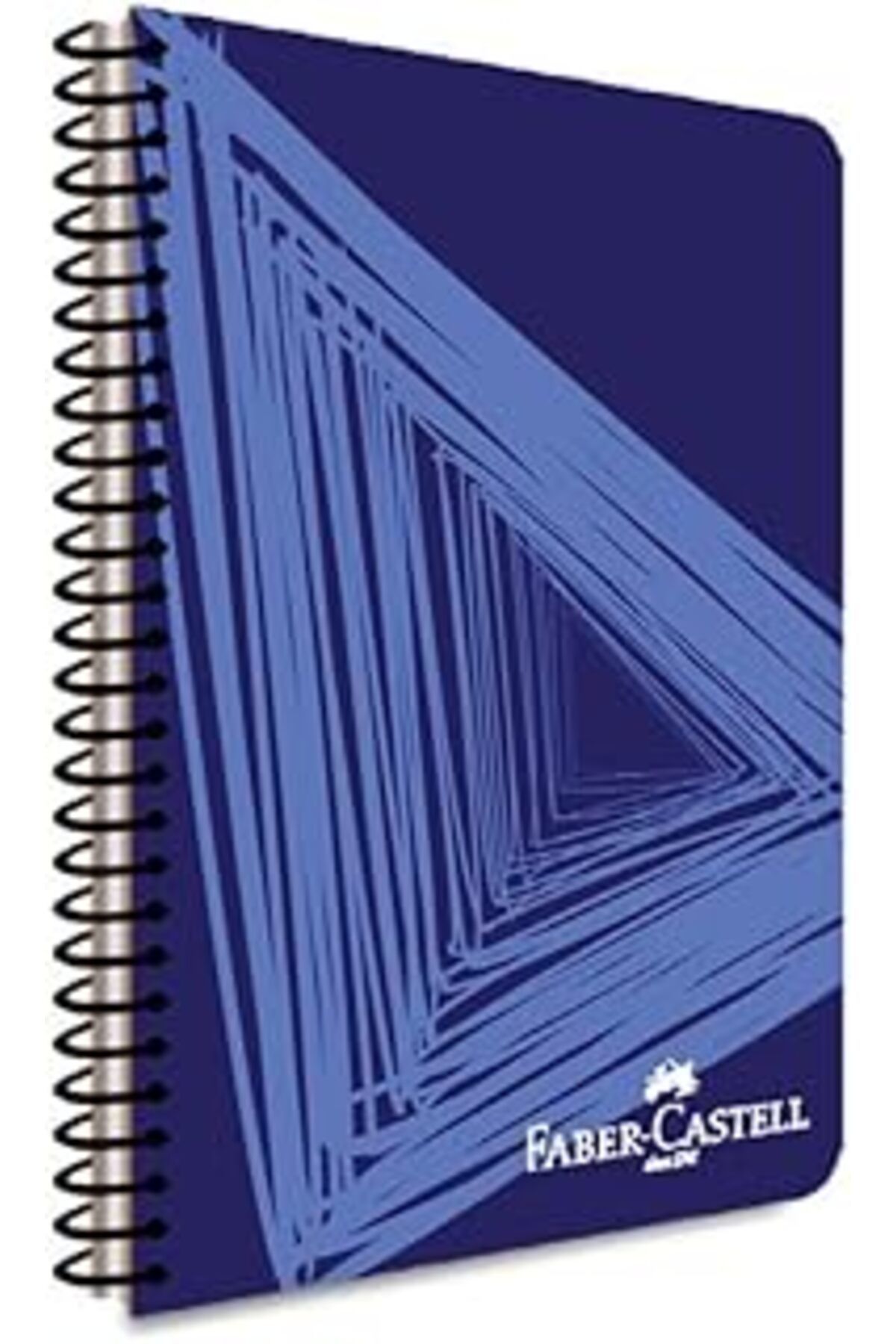 Pazarcan Faber-castell Dalga Desenli Spiralli Defter, A4, 100 Yaprak, 70g Kağıt, Çizgili, Dayanıklı Kapak, K