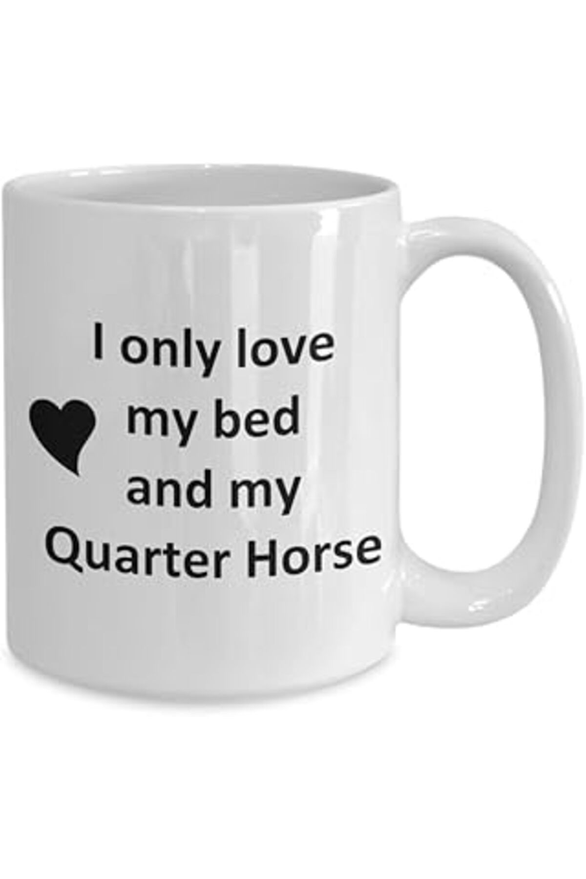 ASİTAN Print Dore Funny Quarter Horse Lover Kupa - Horse Pet - Love My Quarter Horse Coffee C-Ingilizce Ku