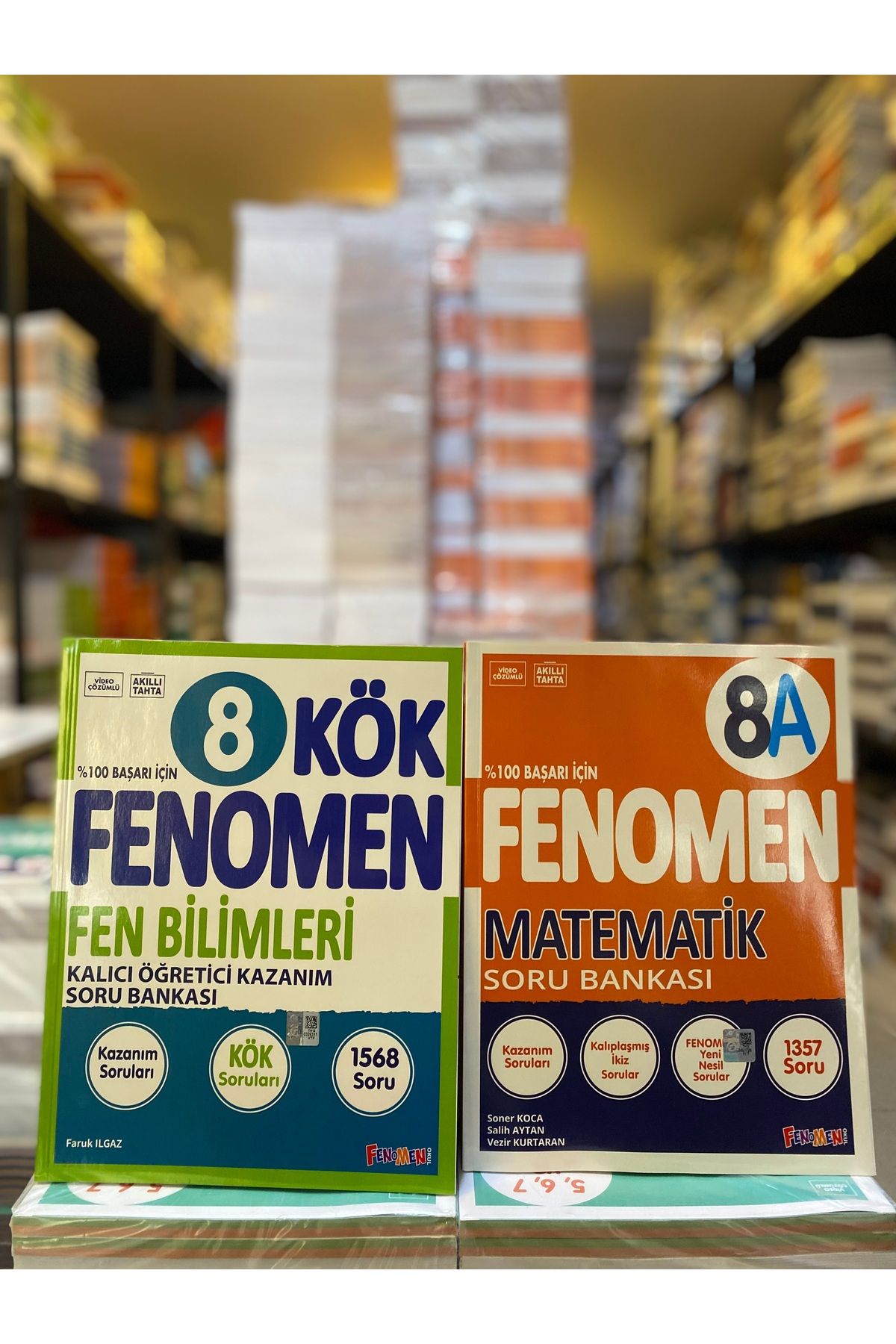 Yanıt Yayınları FENOMEN 8 KÖK FEN VE FENOMEN 8 MATEMATİK A GÜNCEL
