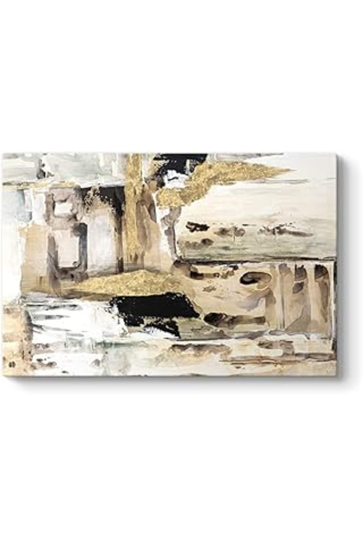 Mu Art Ahşap Tabloshop Cappuccino Soyut Tablo 100 X 70