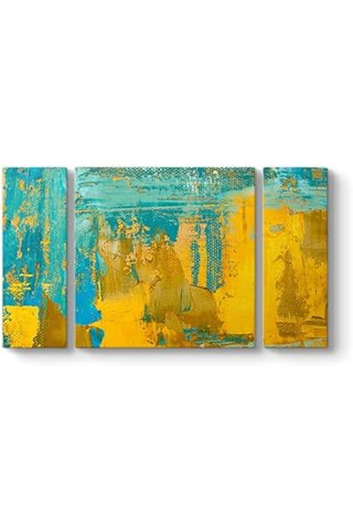 Pazarcan Tabloshop Mavili Sarılı Tablo 126 X 70-3 Parçalı