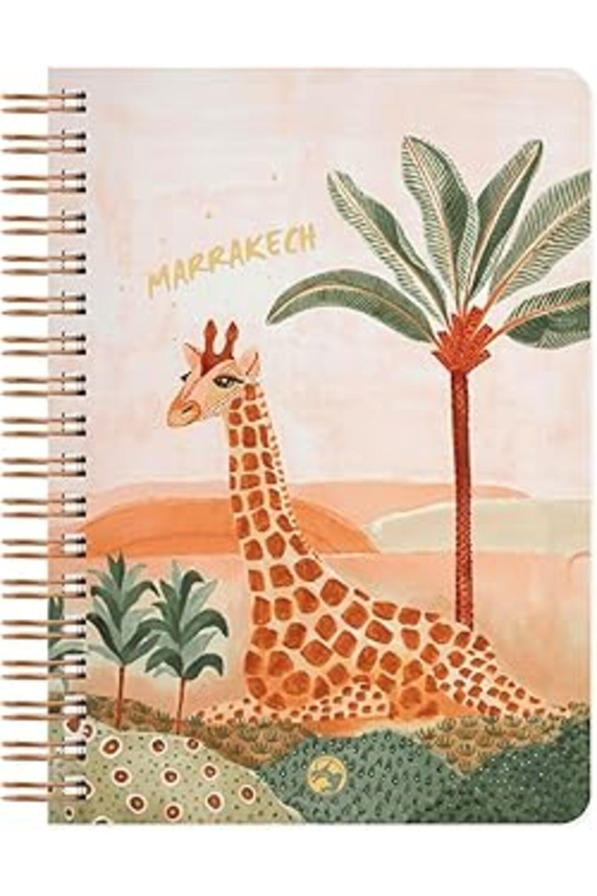 ASİTAN Le Color Marrakech Spiralli Defter Çizgili Zürafa 17X24 Cm