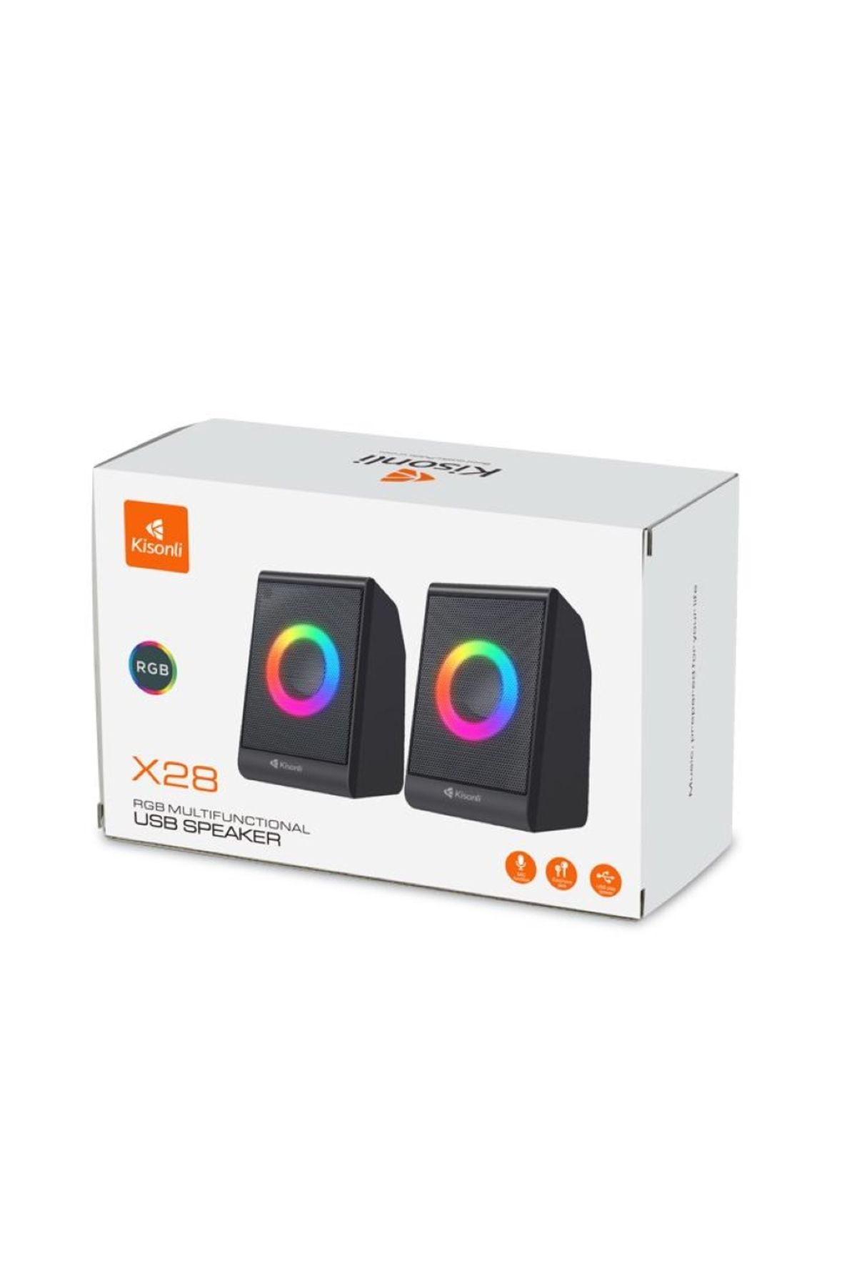 whitetech Bluetooth Bağlantılı– Telefon & Bilgisayar Uyumlu, Rgb Işıklı Usb Çıkışlı Mini Hoparlör