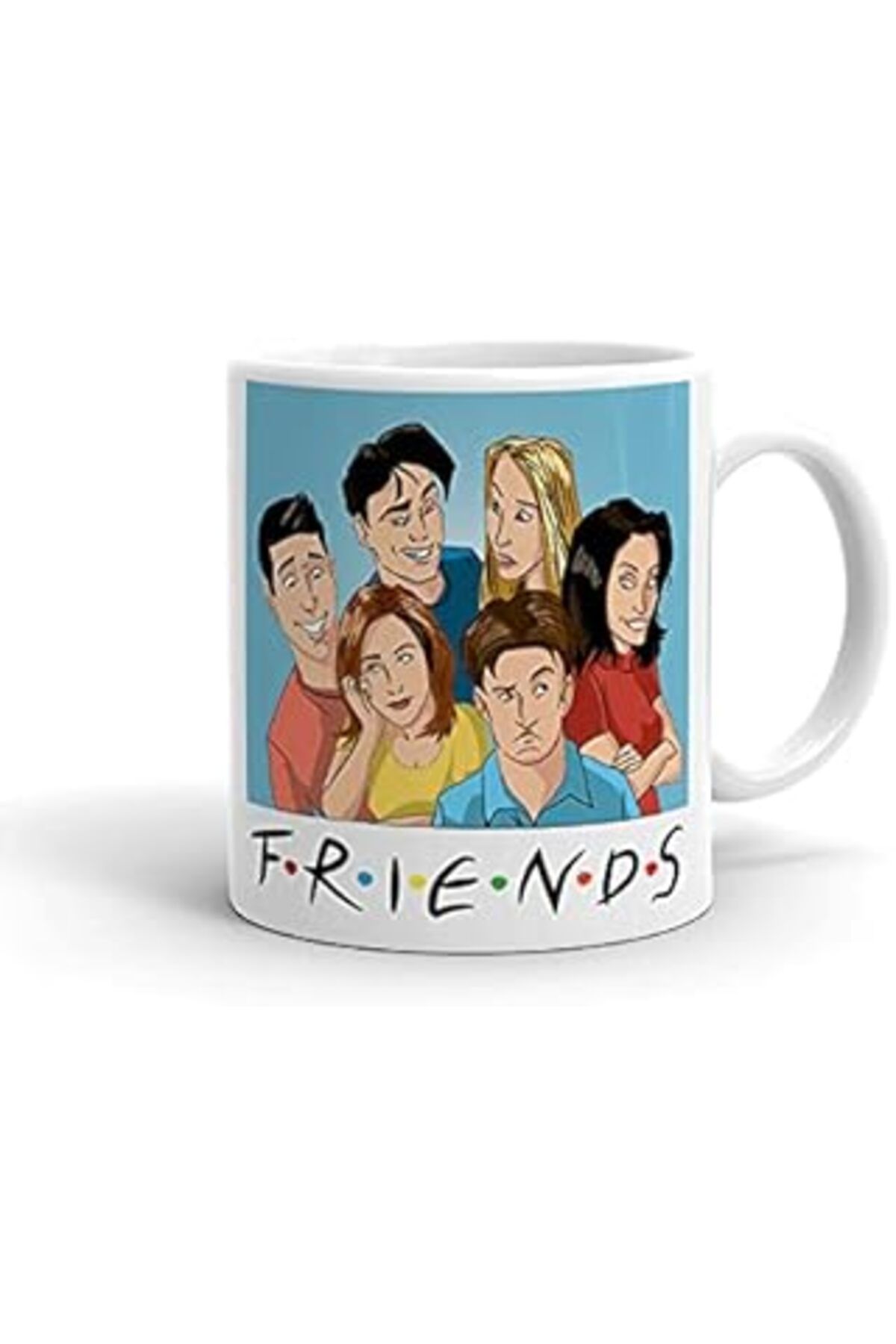 NETWORK ART Iyi Fikirler Friends Illustrasyon Kupa Bardak