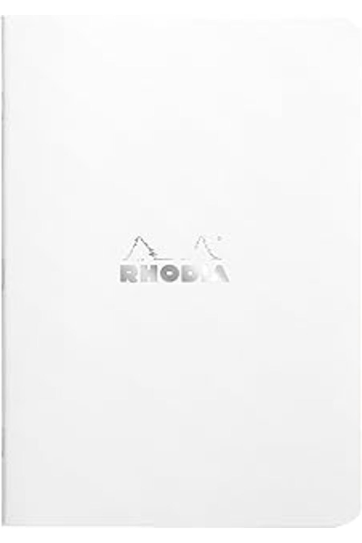 Pazarcan Rhodia Çizgili Zımbalı Defter, Beyaz, 148X210 Mm