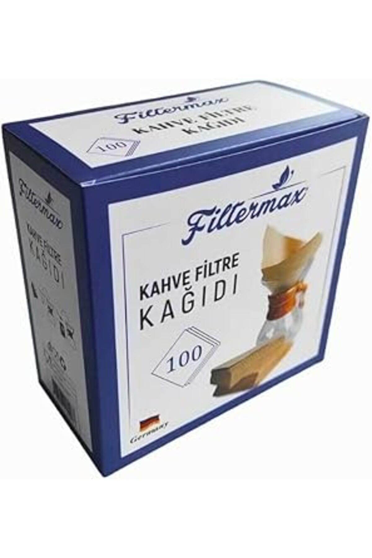Mu Art Ahşap Filtermax Chemex 5-8 Fincan Uyumlu Filtre Kağıdı, 100 Adet