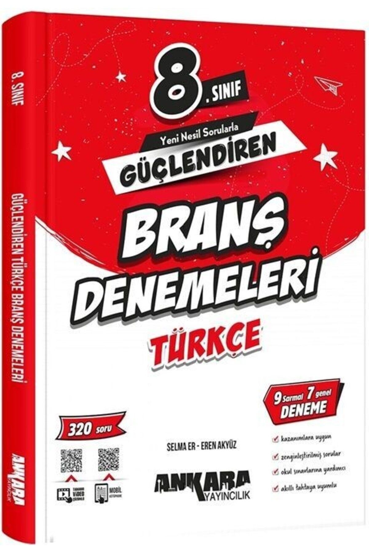 Ankara Kitap Merkezi 8. Sınıf Türkçe Güçlendiren Branş Denemeleri Ankara Yayıncılık