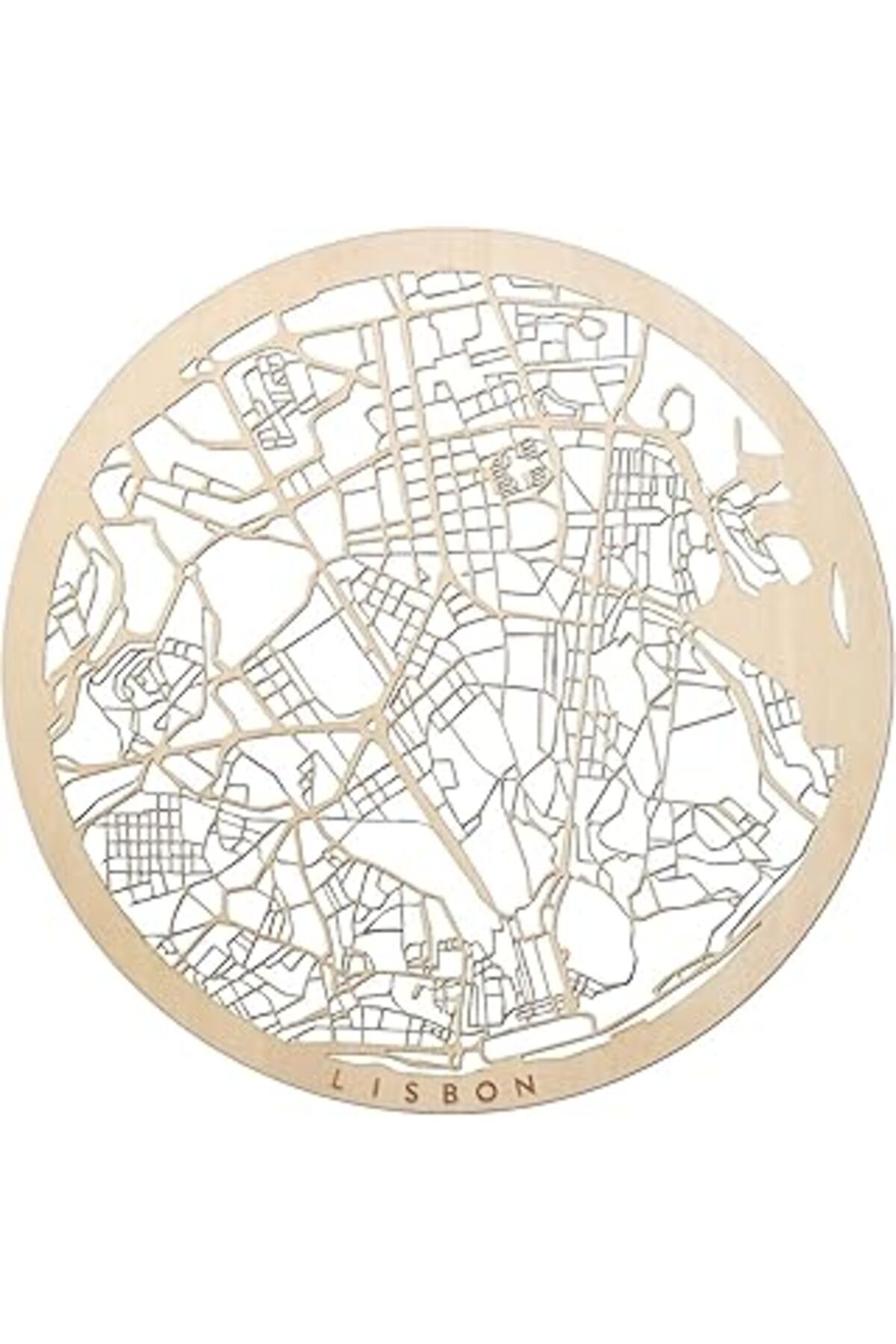 Pazarcan Lisbon Ahşap Şehir Haritası