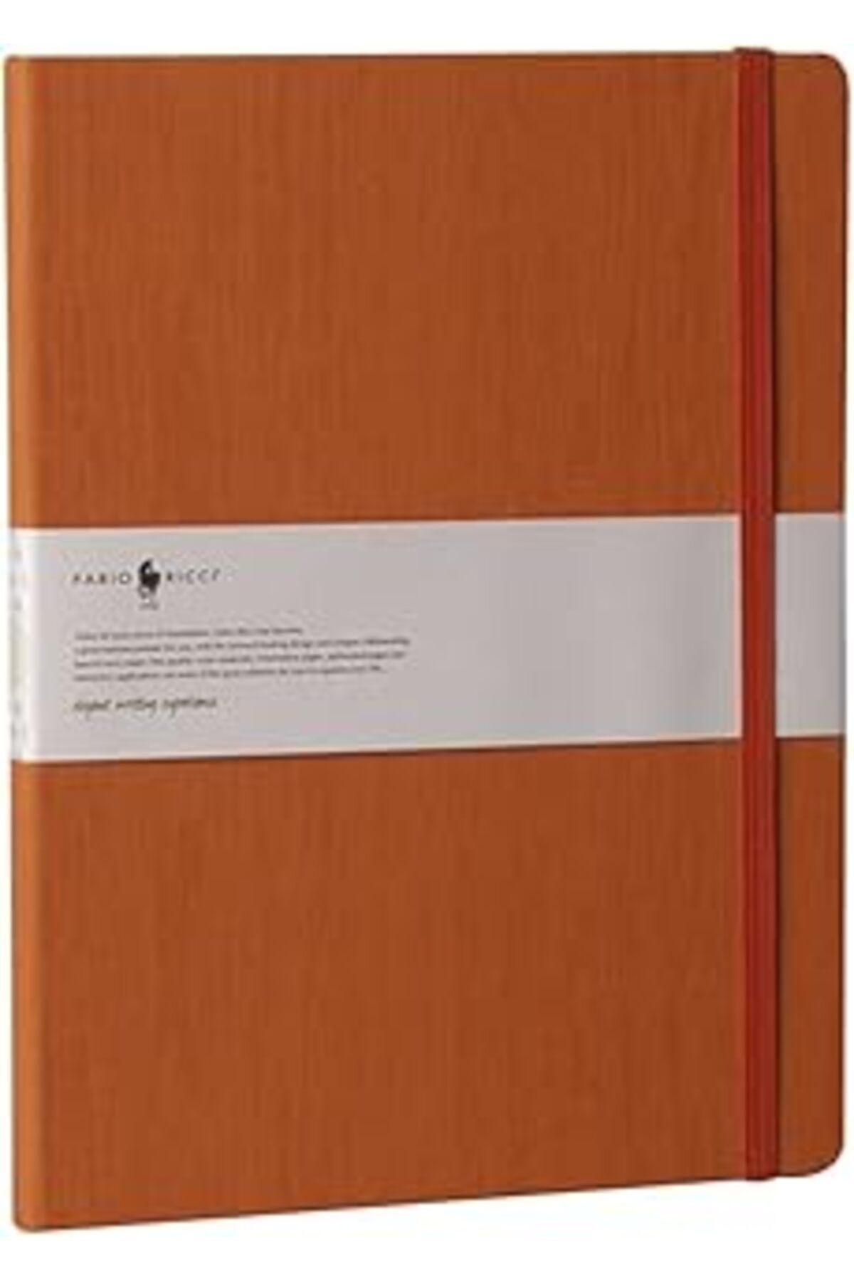 ASİTAN Fabio Ricci Lepidus 19X25Cm Çizgili Defter (Turuncu)