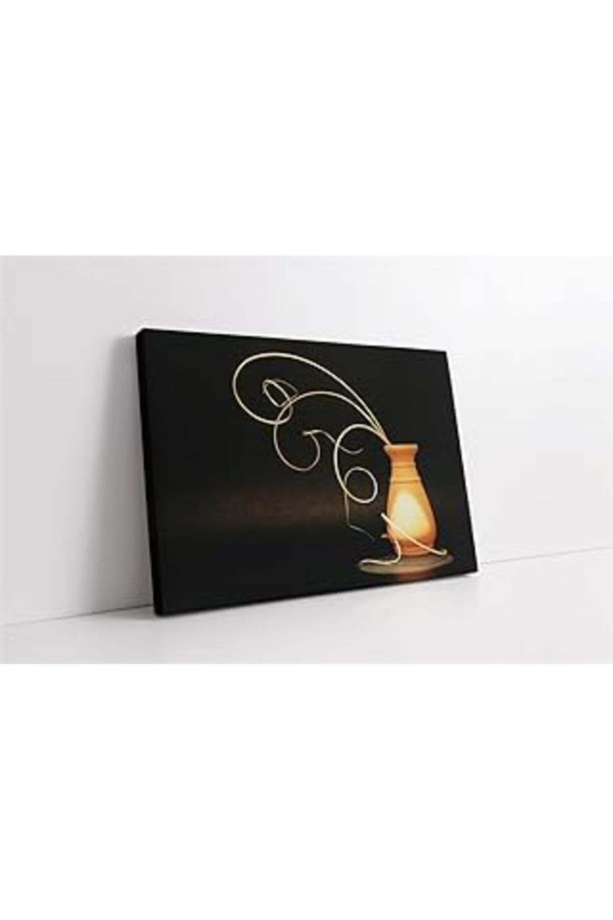 Pazarcan Tablosan Mor Çiçekler Kanvas Tablo 30X50 Cm Ka03199