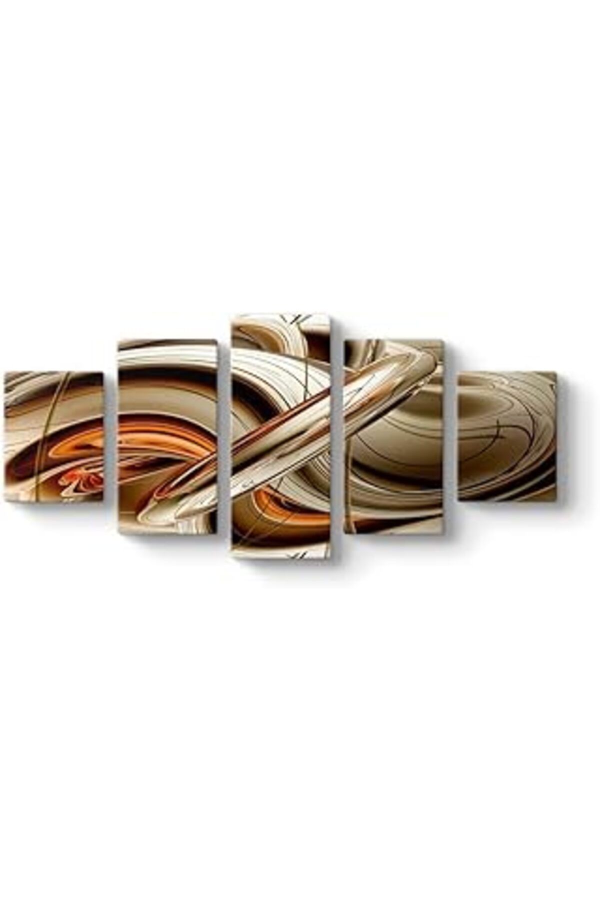 Pazarcan Tabloshop Soyut 5 Parçalı Tablo 127 X 56-5 Parçalı