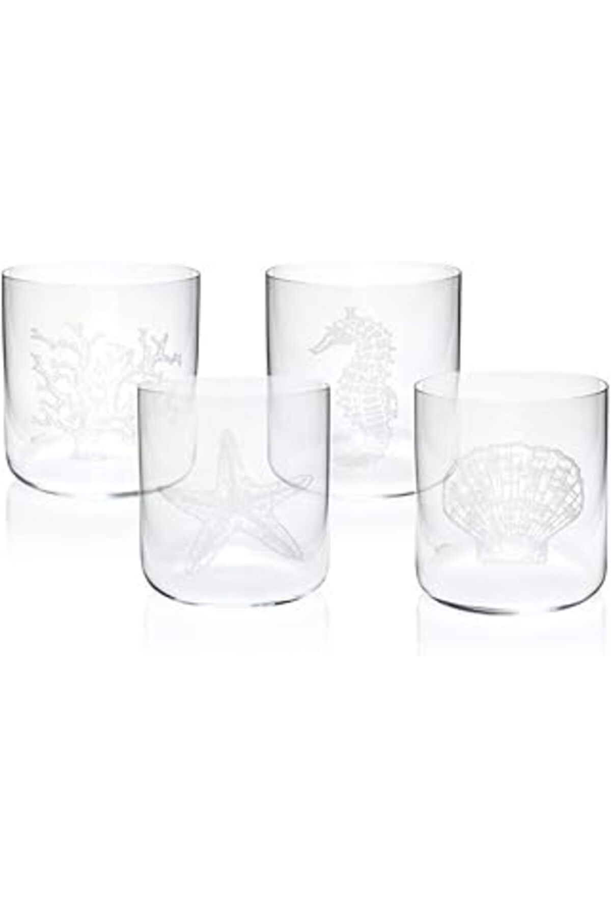 ASİTAN Zm Decor Mercan, Viski Bardağı, 4'Lü Set