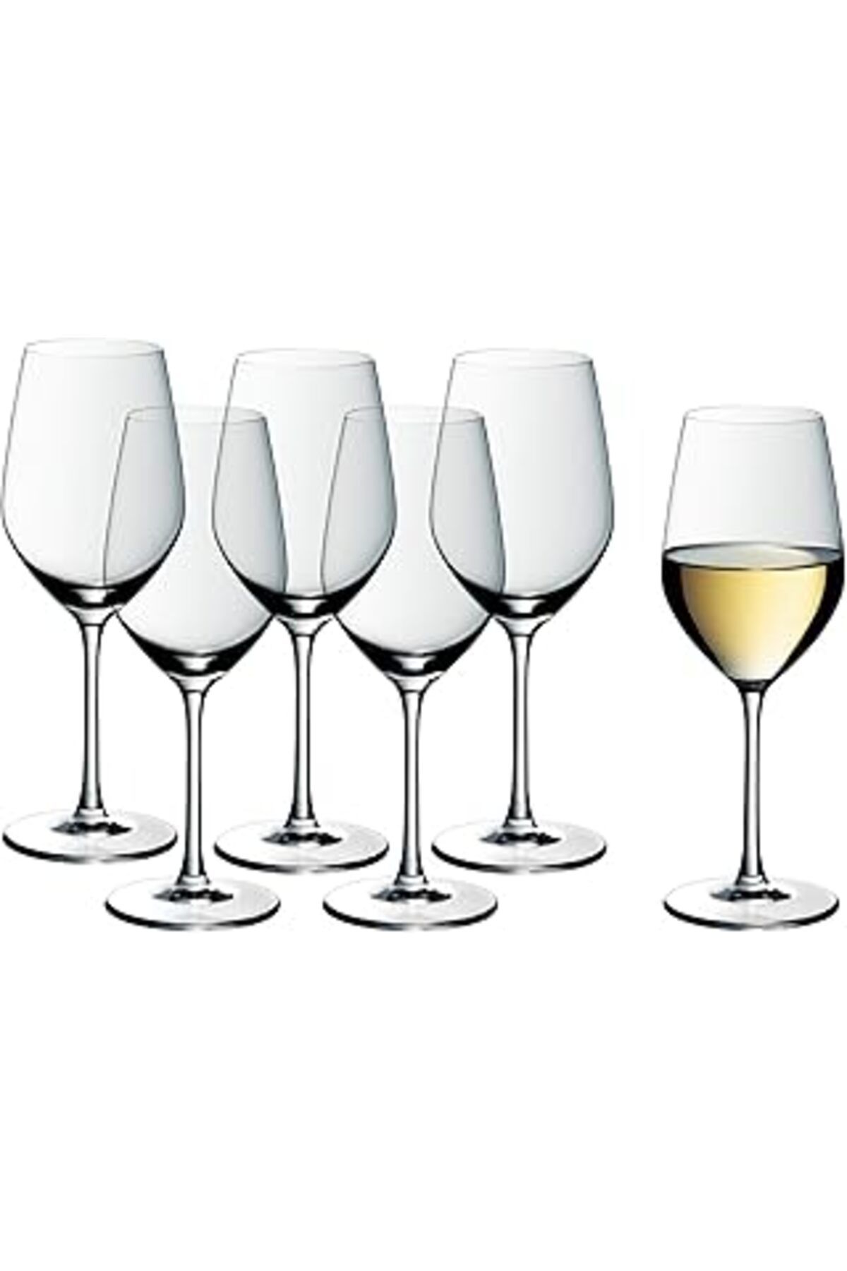 Mu Art Ahşap Easyplus 6'Lı Beyaz Şarap Kadehi - 3201001629
