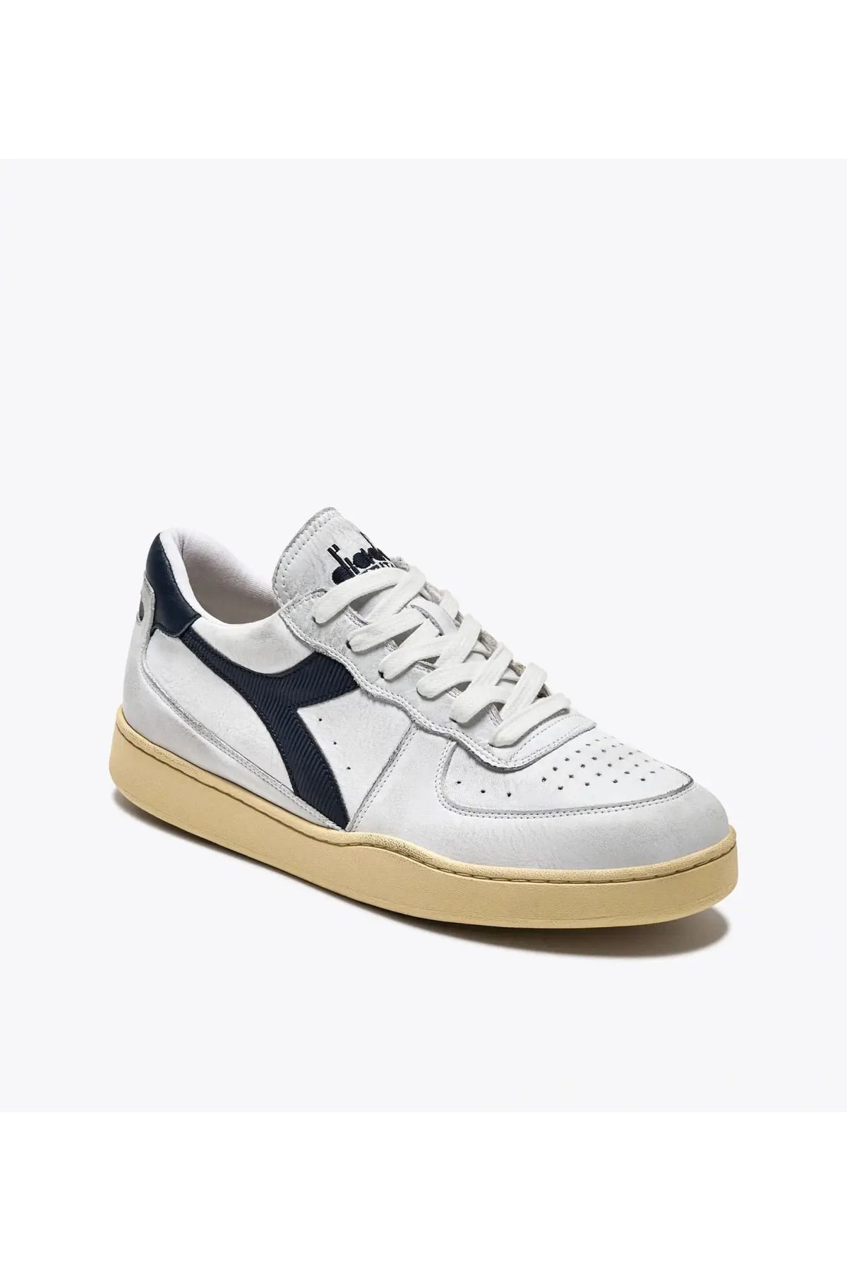 Diadora Mi Basket Low Used Unisex Beyaz Ayakkabı - 201.179043-C4656