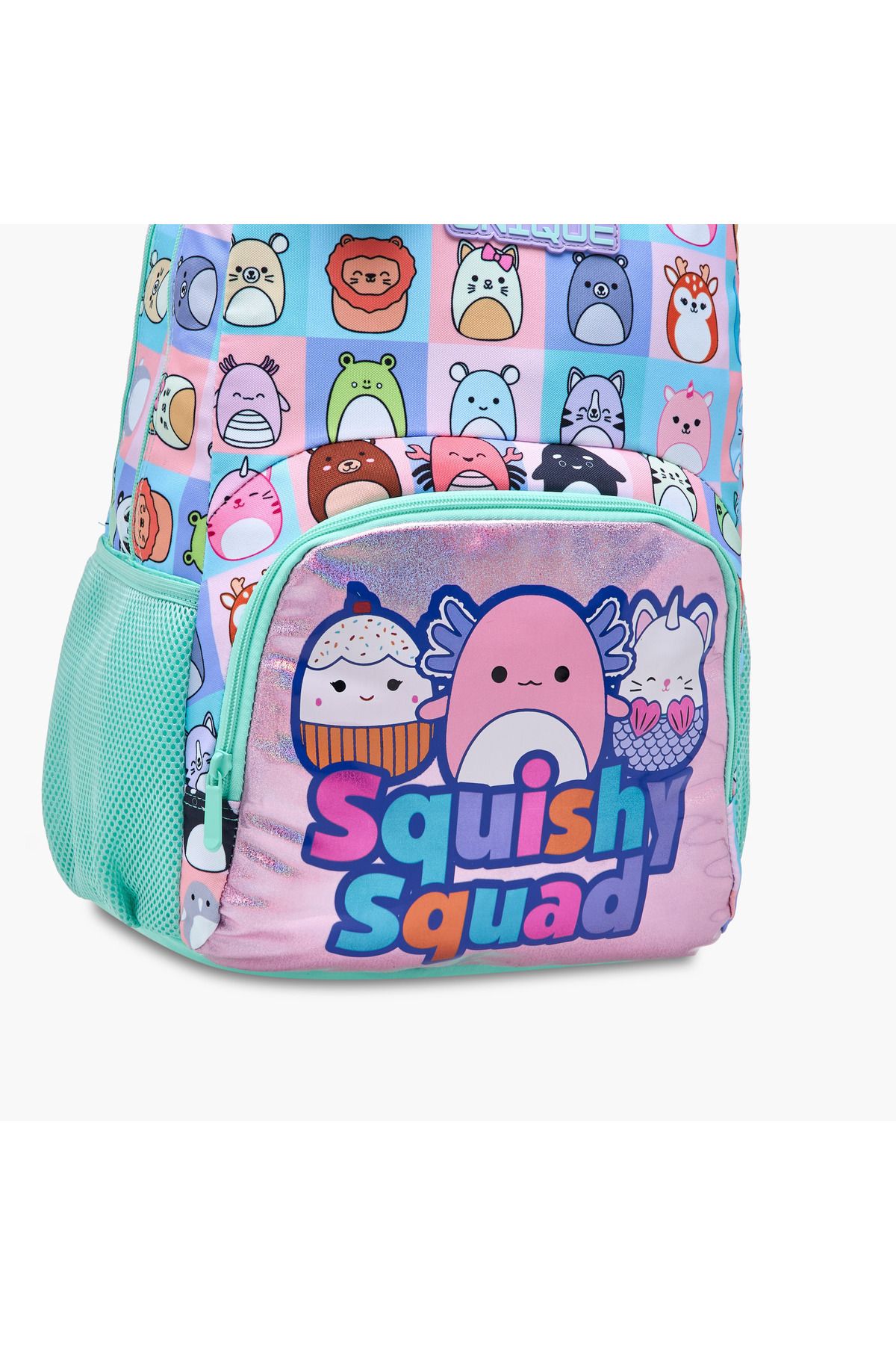 Unique--O Squishy Squad Print Backpack with Adjustable Straps and Zip Closure - 30x19x45 cms 5