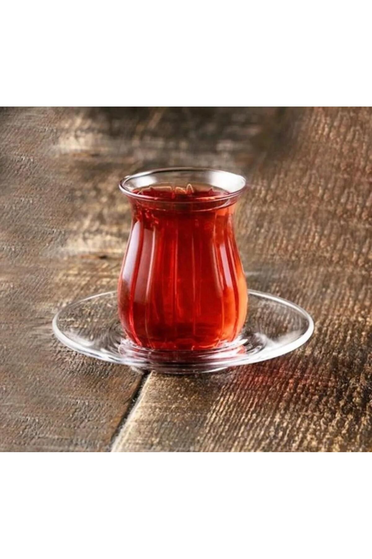 KARALYAN 6 Adet Linka Model Çay Bardağı