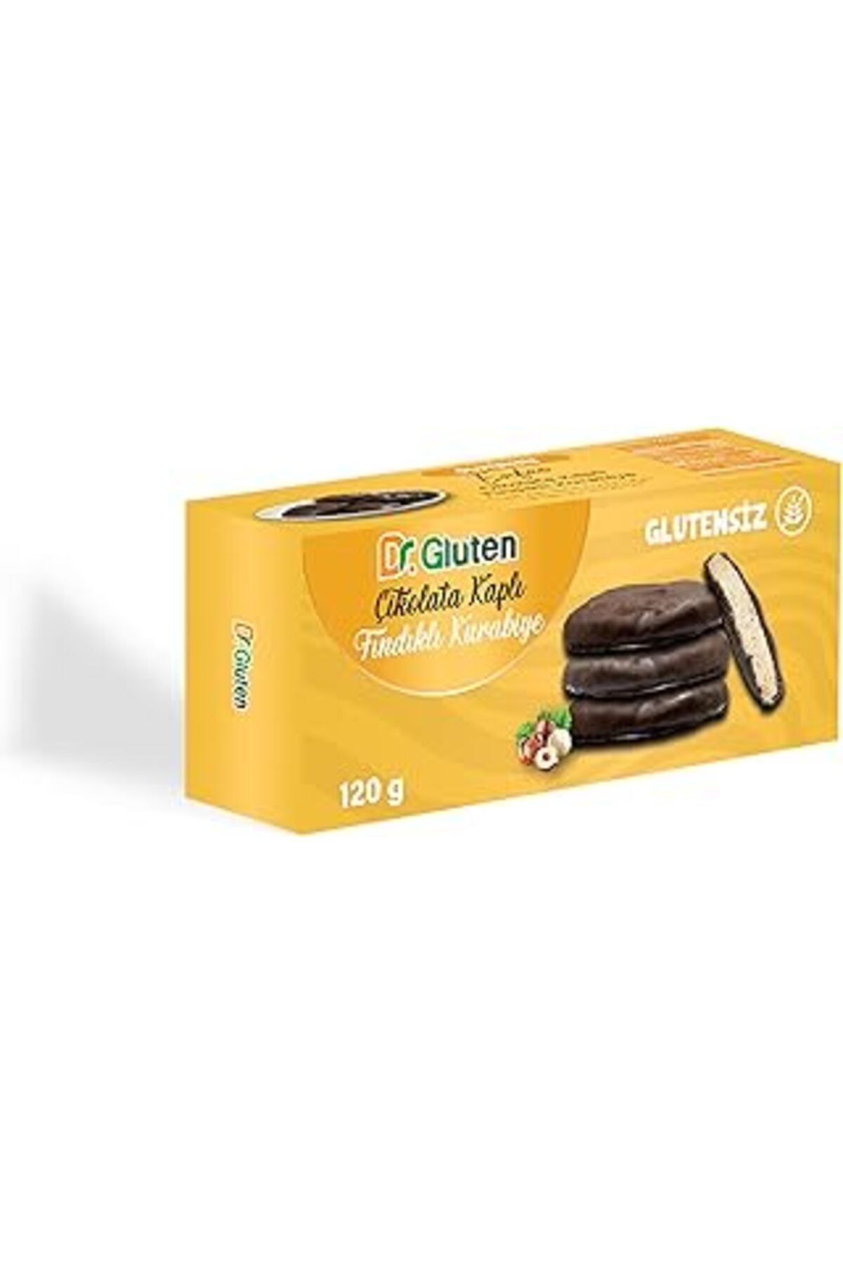Pazarcan Dr. Gluten Glutensiz Çikolata Kaplı Fındıklı Kurabiye
