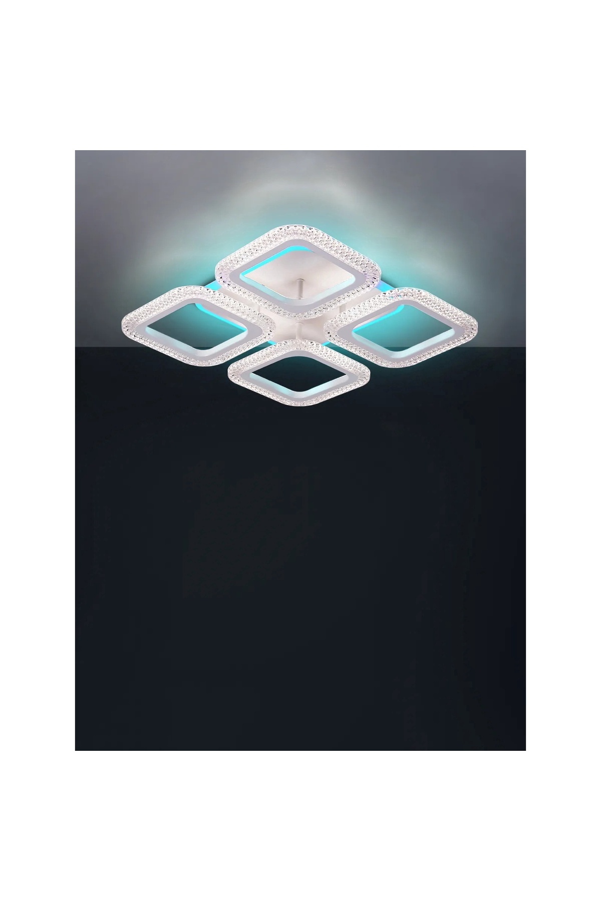 LightPlanet-Digital Smart Led Chandelier With 2.4g Wifi Remote Control, Light/cold/warm/neutral, Intensity 5