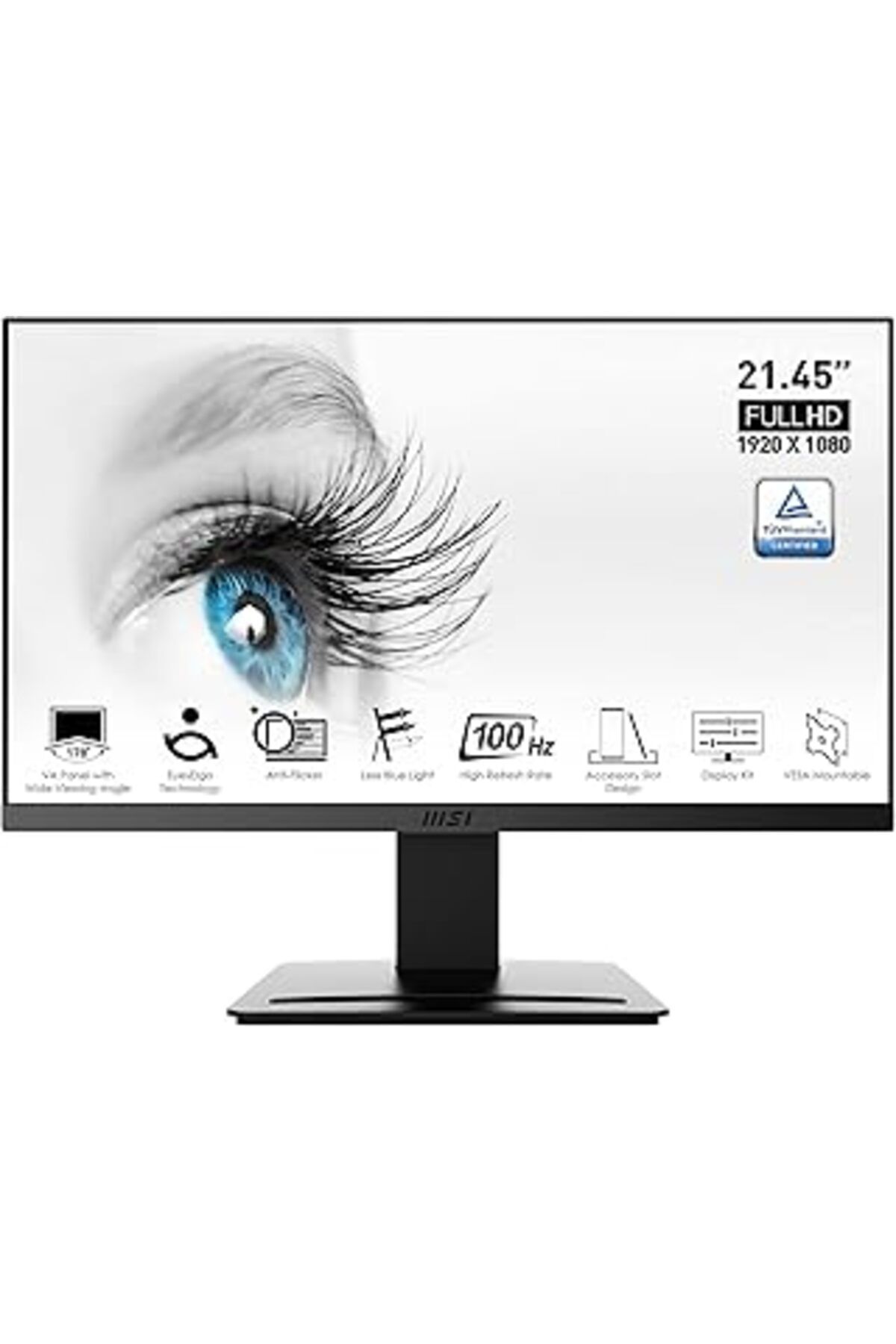 NETWORK ART 21.5" Pro Mp223 Kurumsal Monitör, Flat, Fhd, Va, 100hz, Anti-glare, Siyah