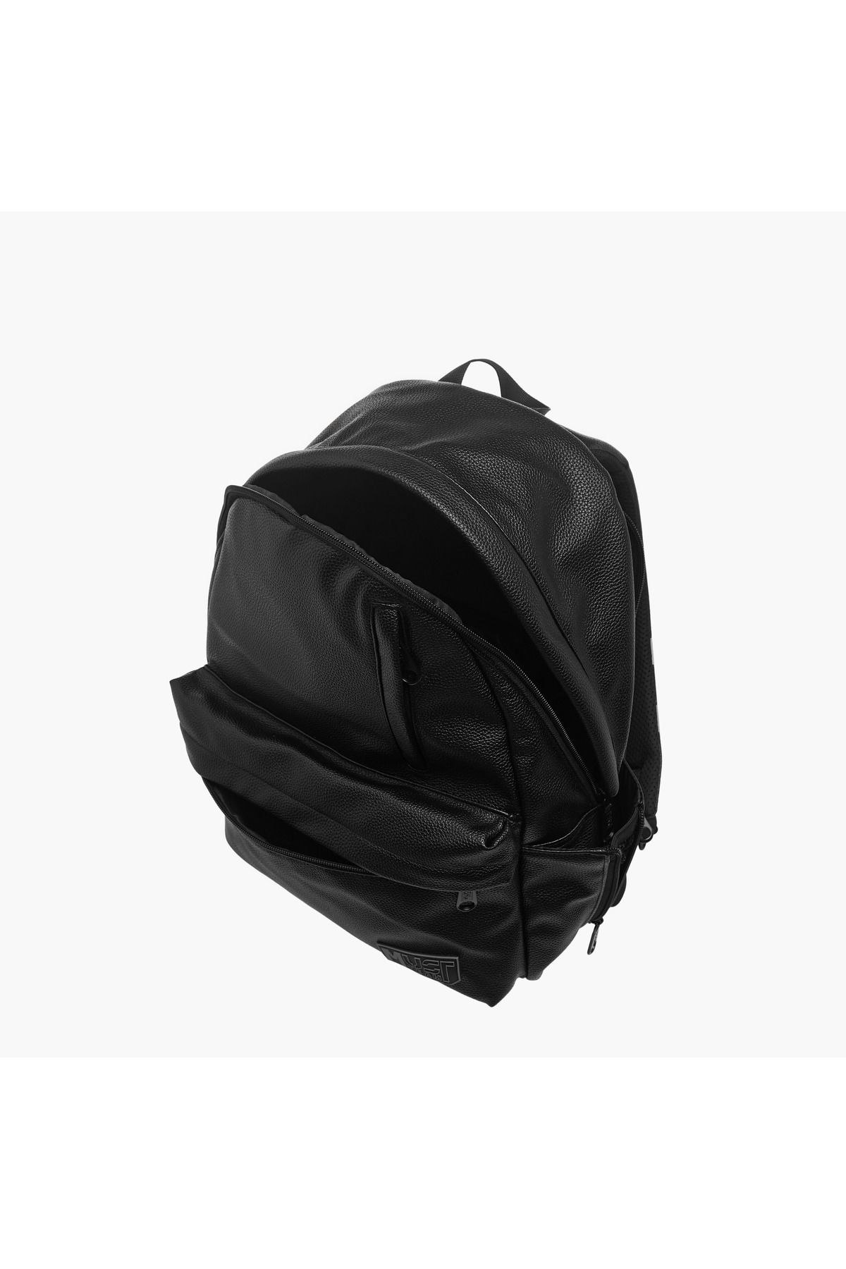 MUST-MUST Textured Backpack with Adjustable Shoulder Straps and Zip Closure - 32x17x42 cms 5