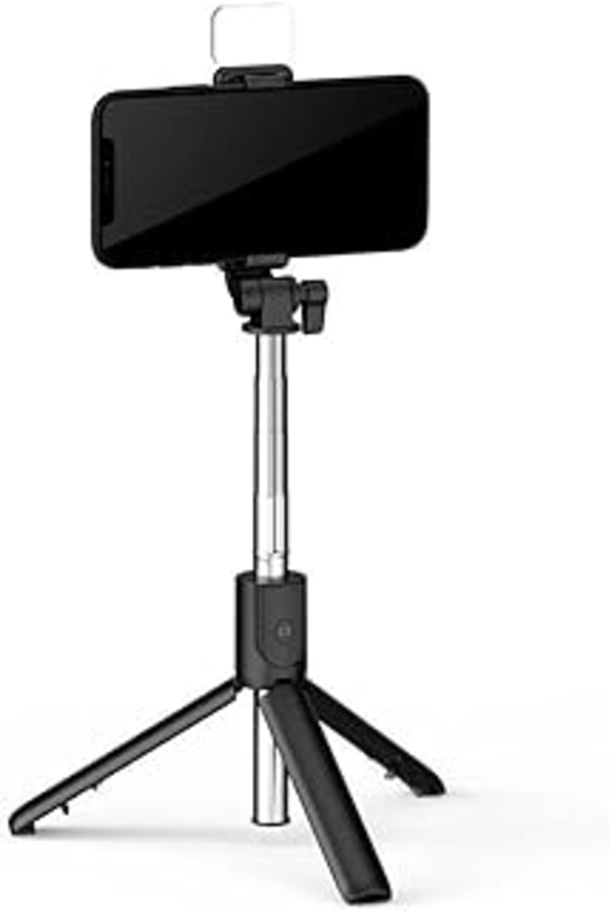 NETWORK ART Hombak Led Işıklı Tripod Standı, Selfie Çubuğu Mini Kablosuz Selfie Kendiliğinden Led Uzayabilen
